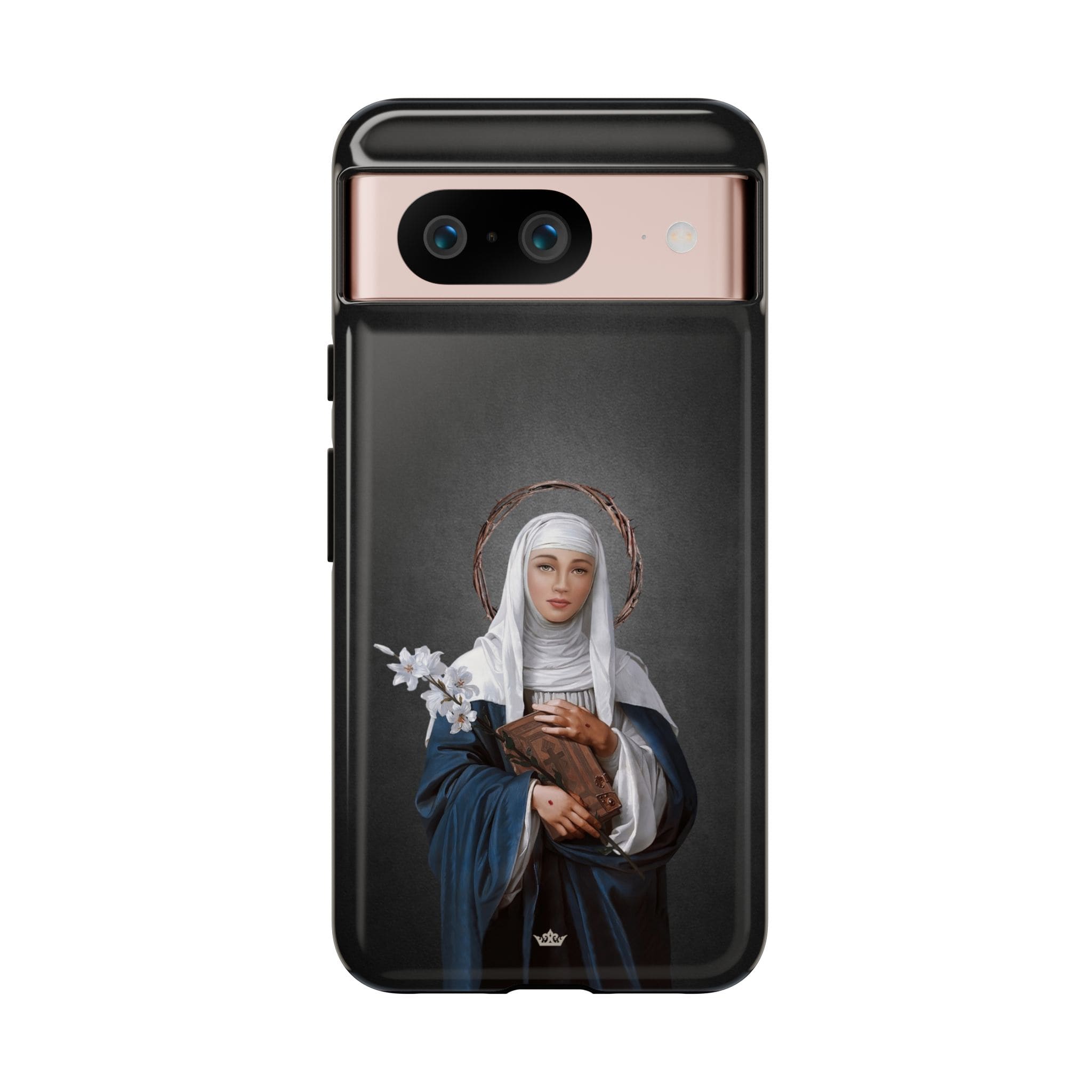 St. Catherine of Siena Hard Phone Case (Dark) Copyright VENXARA