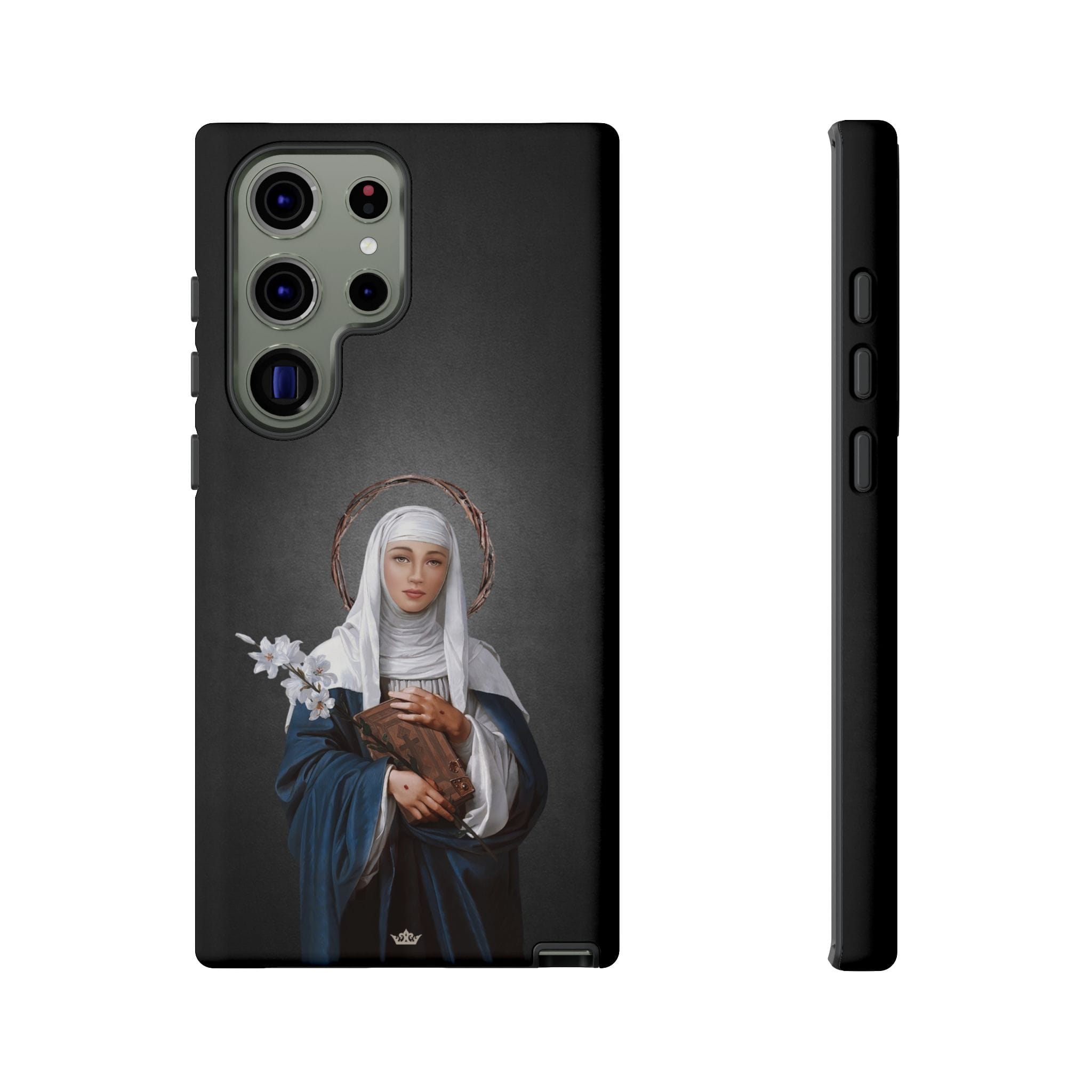 St. Catherine of Siena Hard Phone Case (Dark) Copyright VENXARA