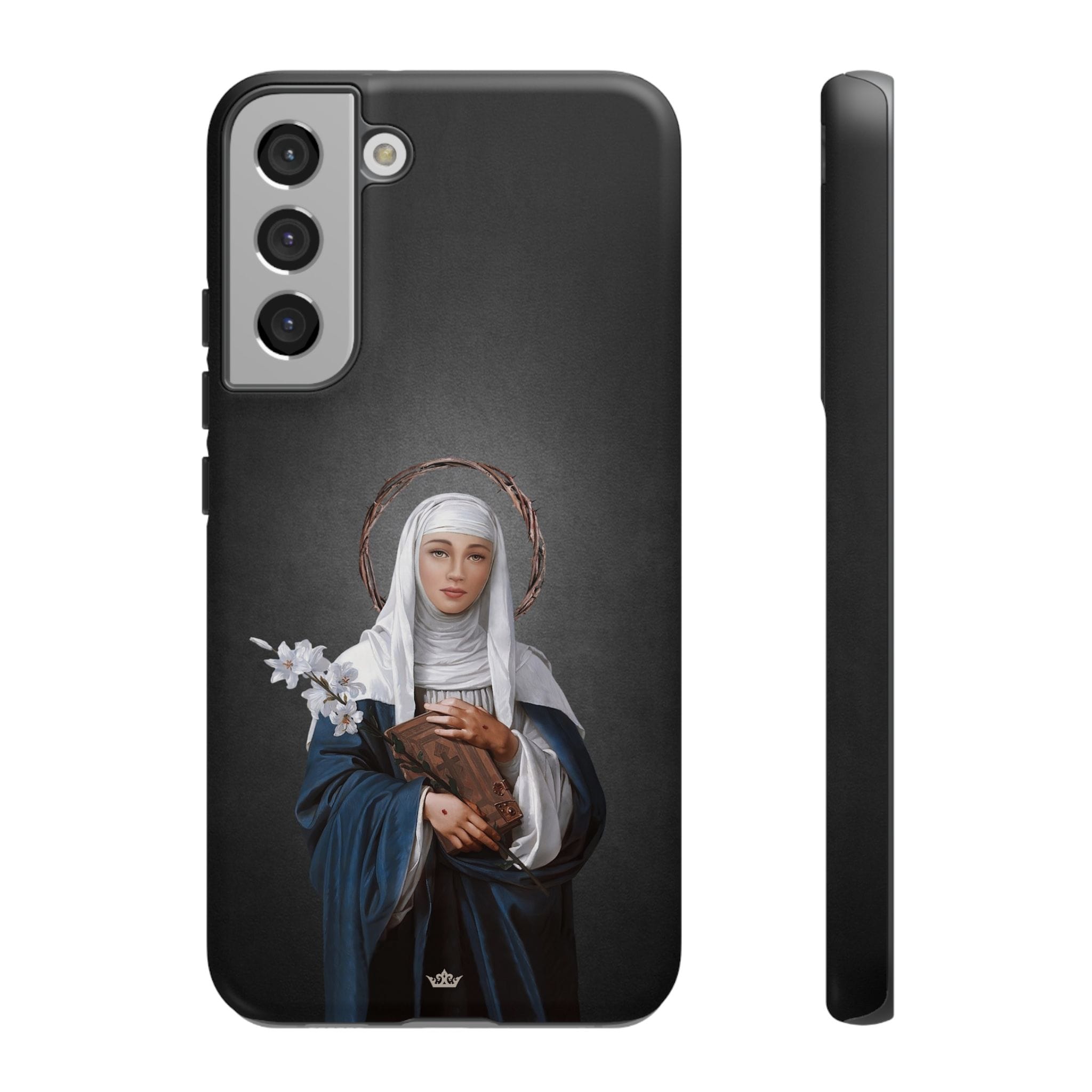 St. Catherine of Siena Hard Phone Case (Dark) Copyright VENXARA