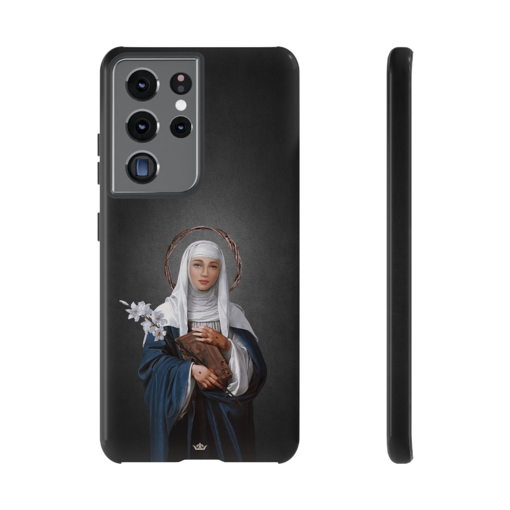 St. Catherine of Siena Hard Phone Case (Dark) Copyright VENXARA