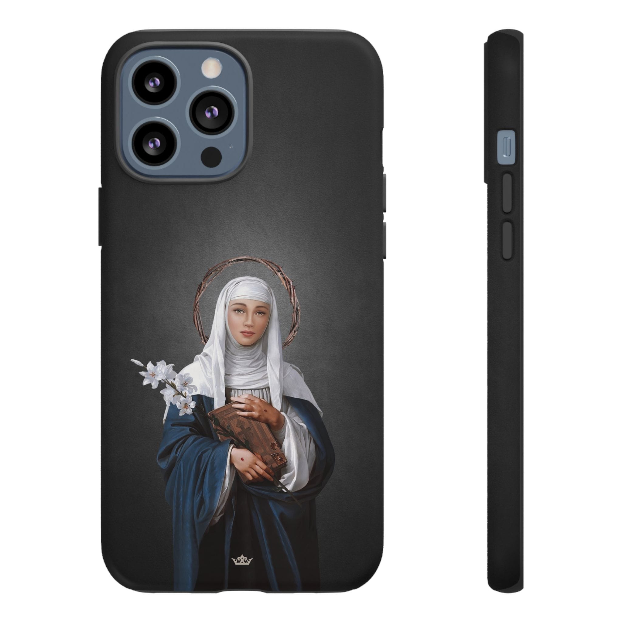 St. Catherine of Siena Hard Phone Case (Dark) Copyright VENXARA