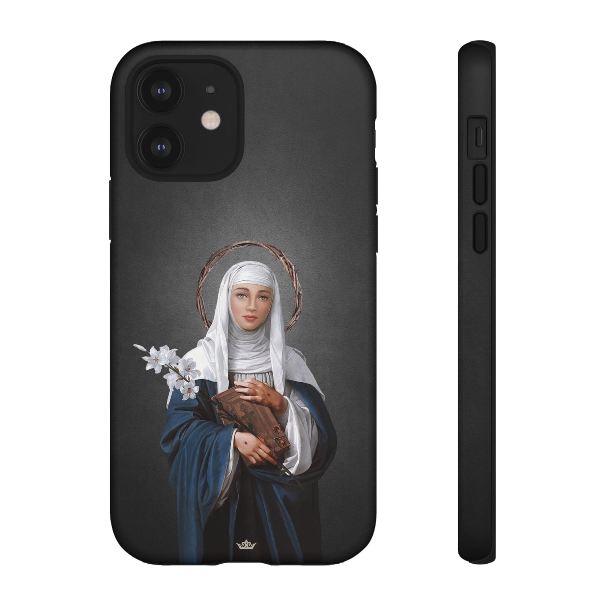 St. Catherine of Siena Hard Phone Case (Dark) Copyright VENXARA