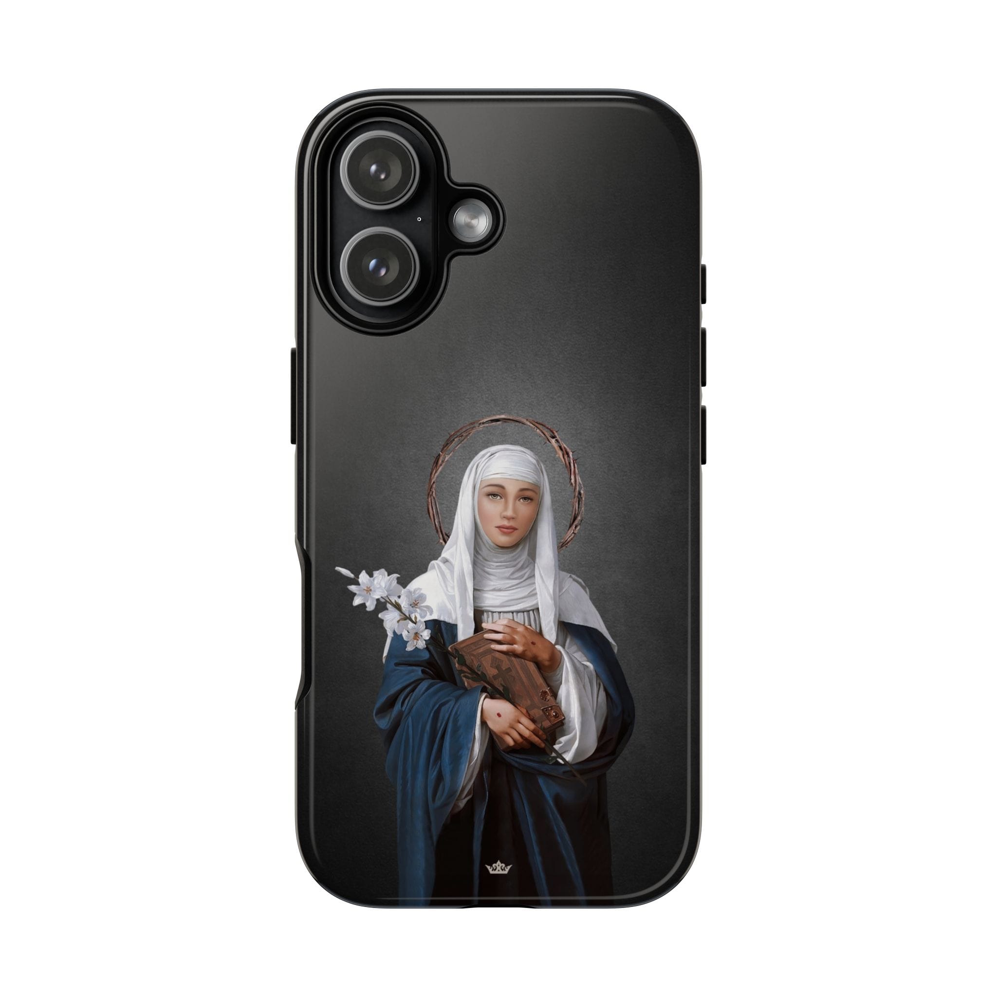 St. Catherine of Siena Hard Phone Case (Dark) Copyright VENXARA
