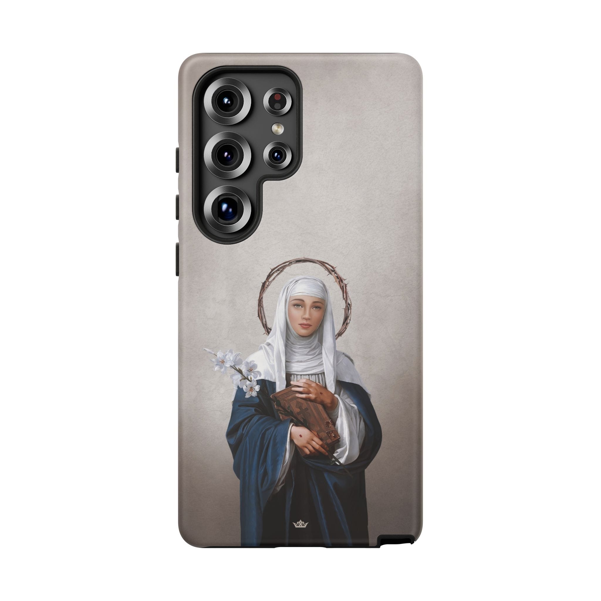 St. Catherine of Siena Hard Phone Case (Light) Copyright VENXARA