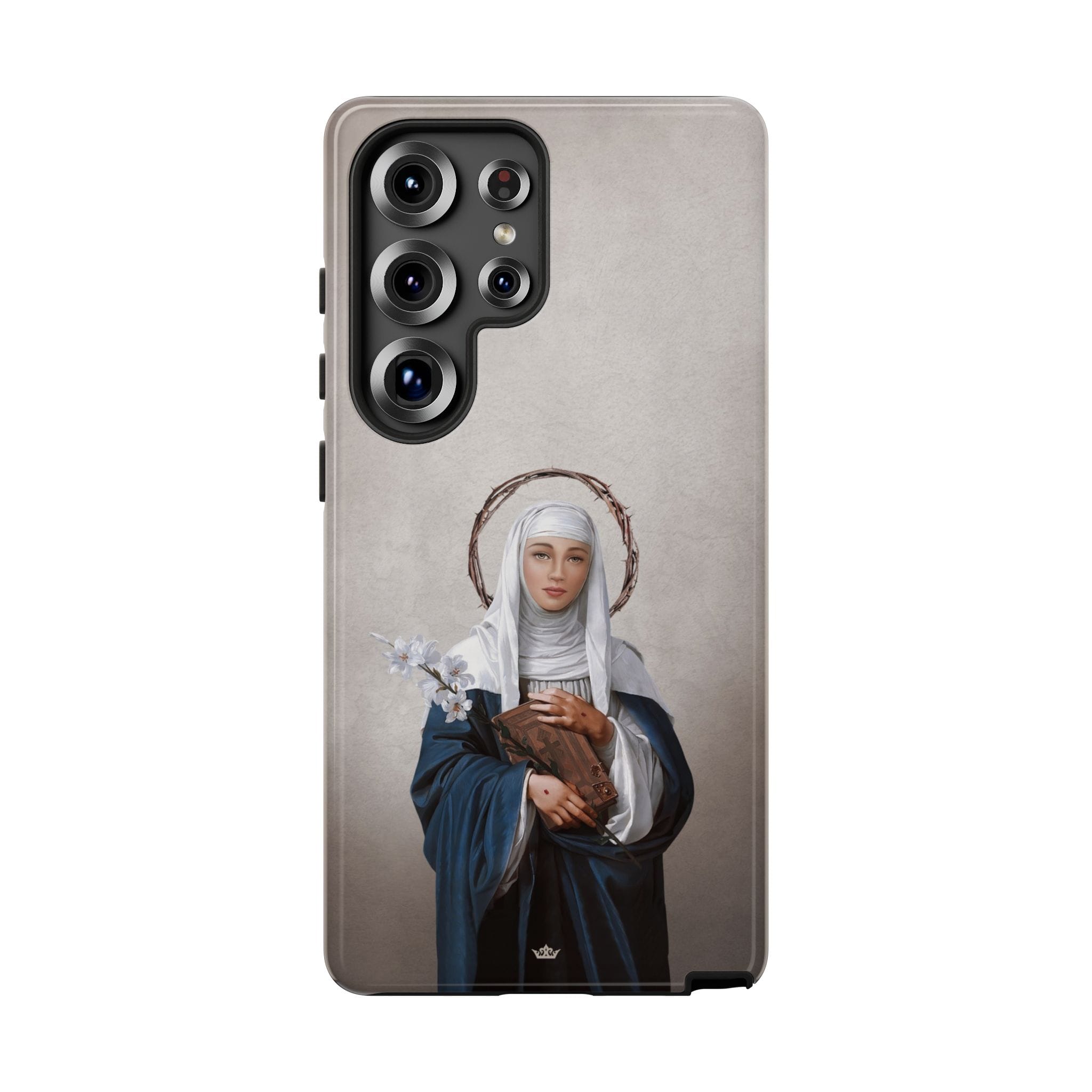 St. Catherine of Siena Hard Phone Case (Light) Copyright VENXARA
