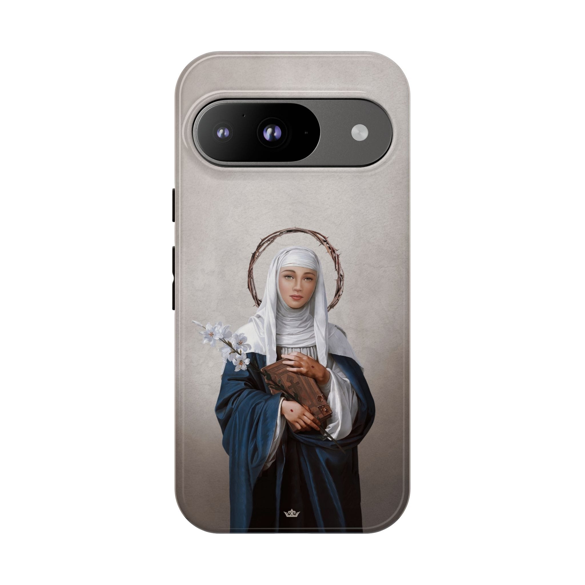 St. Catherine of Siena Hard Phone Case (Light) Copyright VENXARA