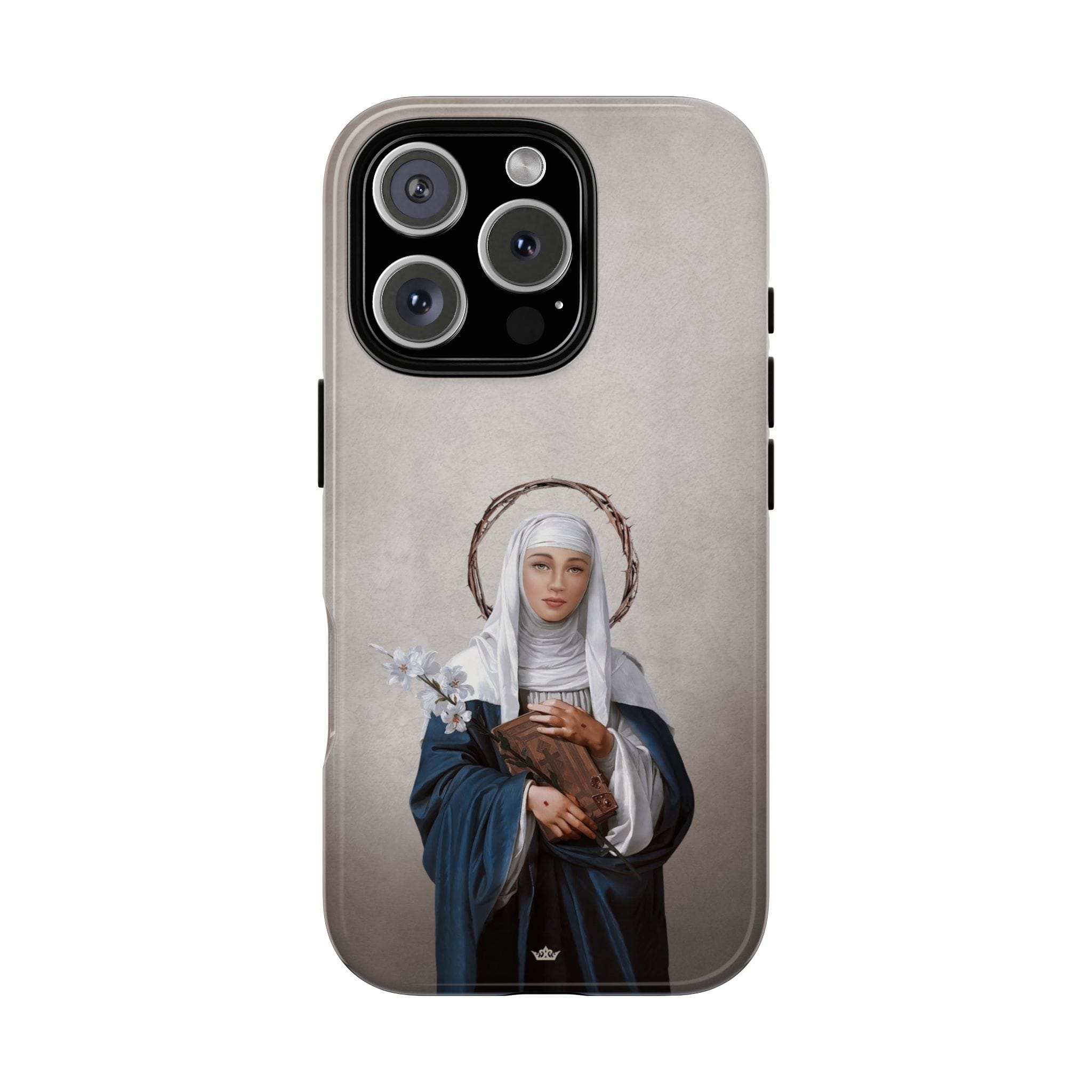 St. Catherine of Siena Hard Phone Case (Light) Copyright VENXARA