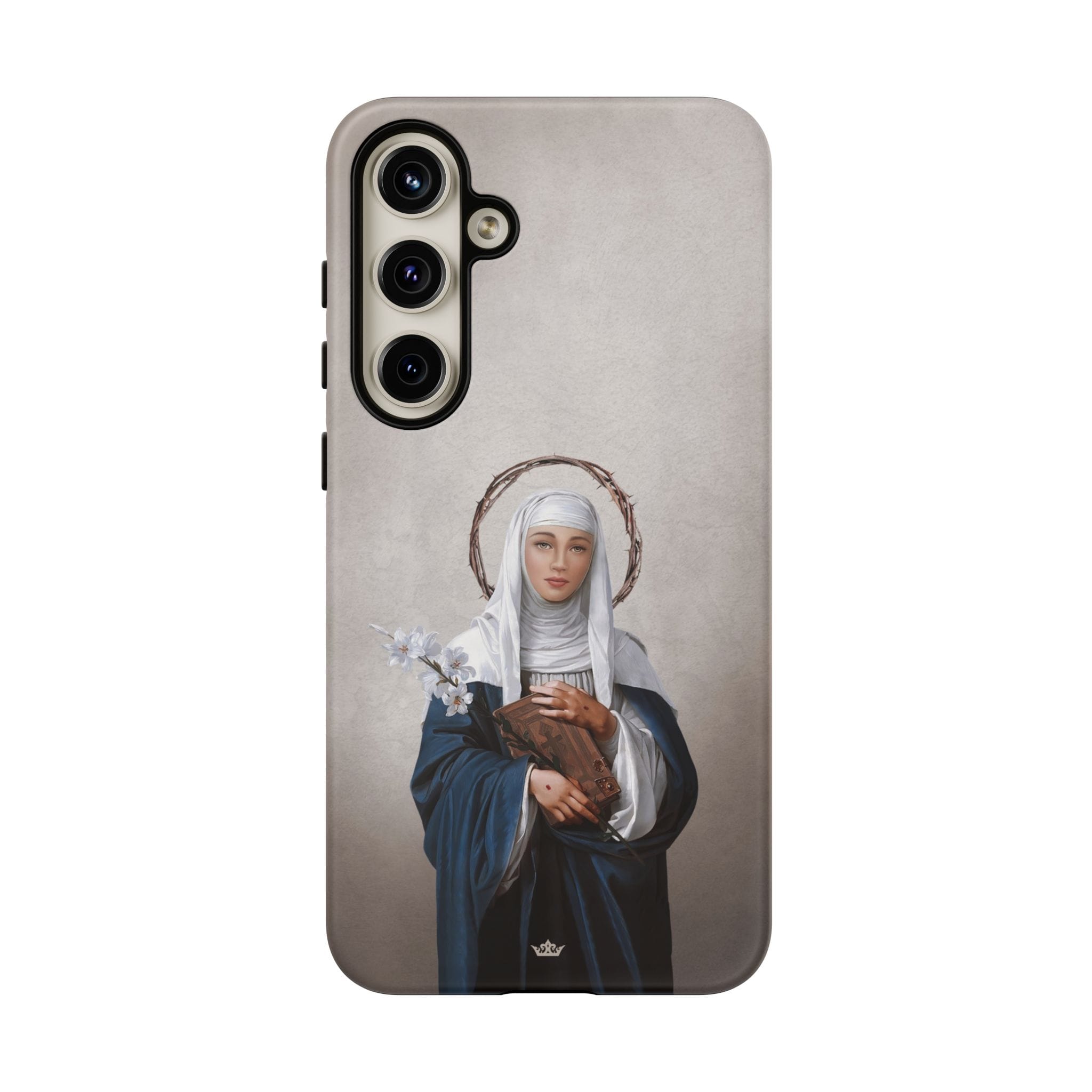 St. Catherine of Siena Hard Phone Case (Light) Copyright VENXARA