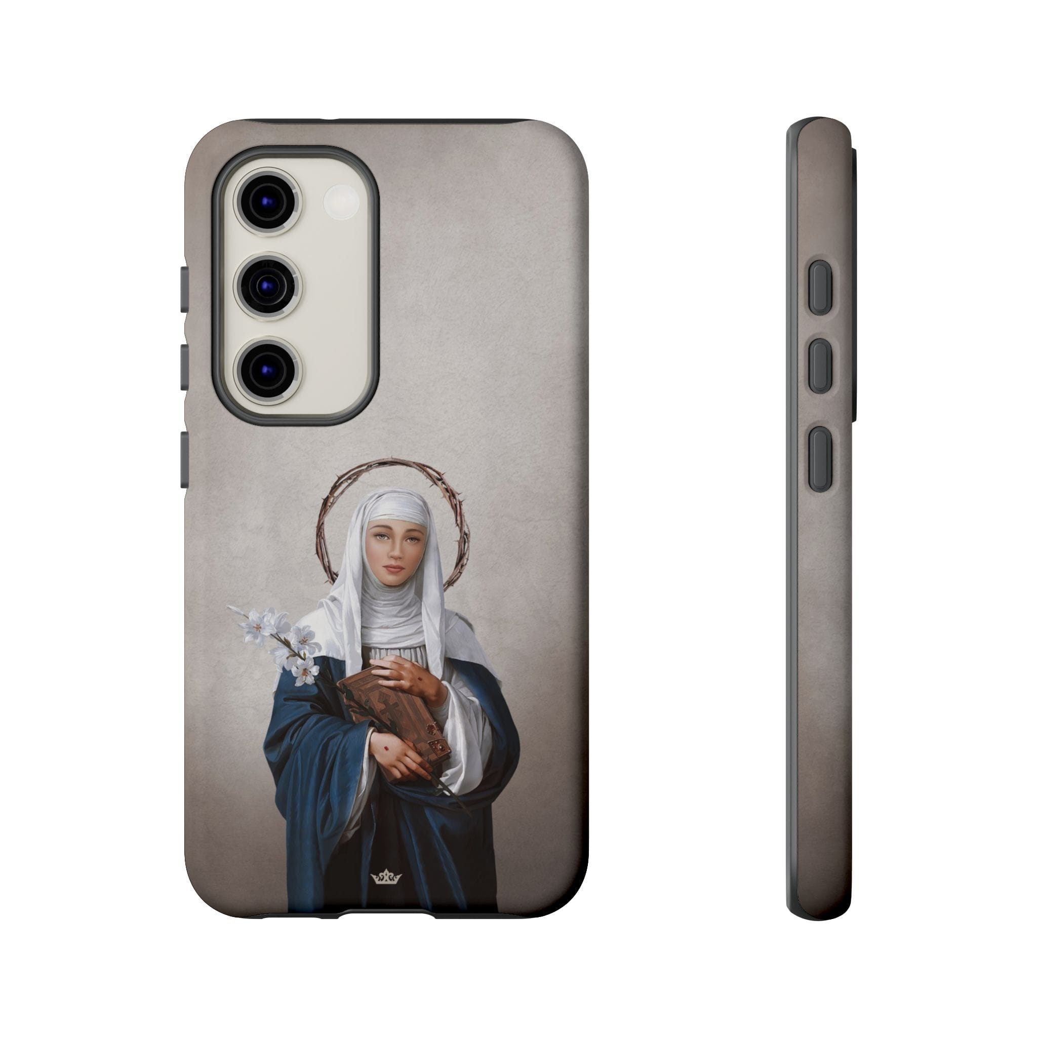 St. Catherine of Siena Hard Phone Case (Light) Copyright VENXARA