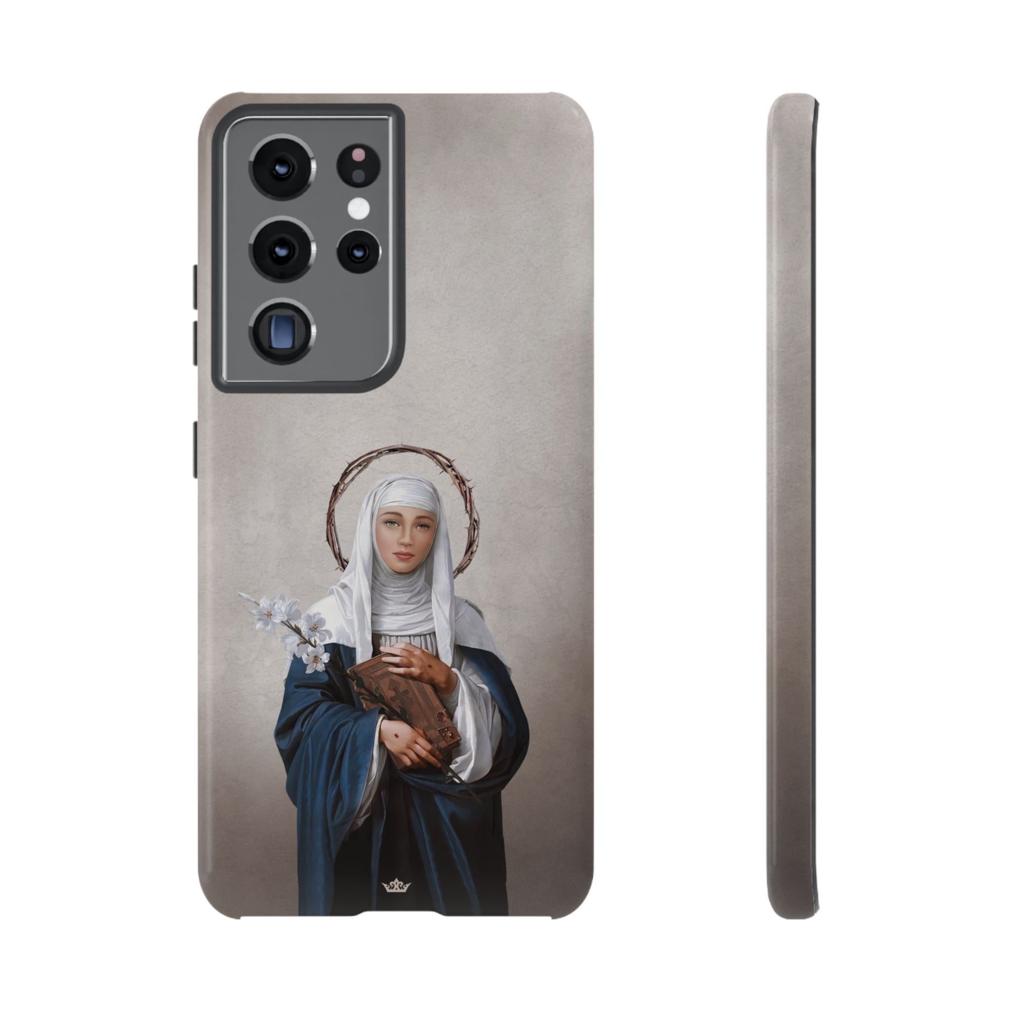 St. Catherine of Siena Hard Phone Case (Light) Copyright VENXARA