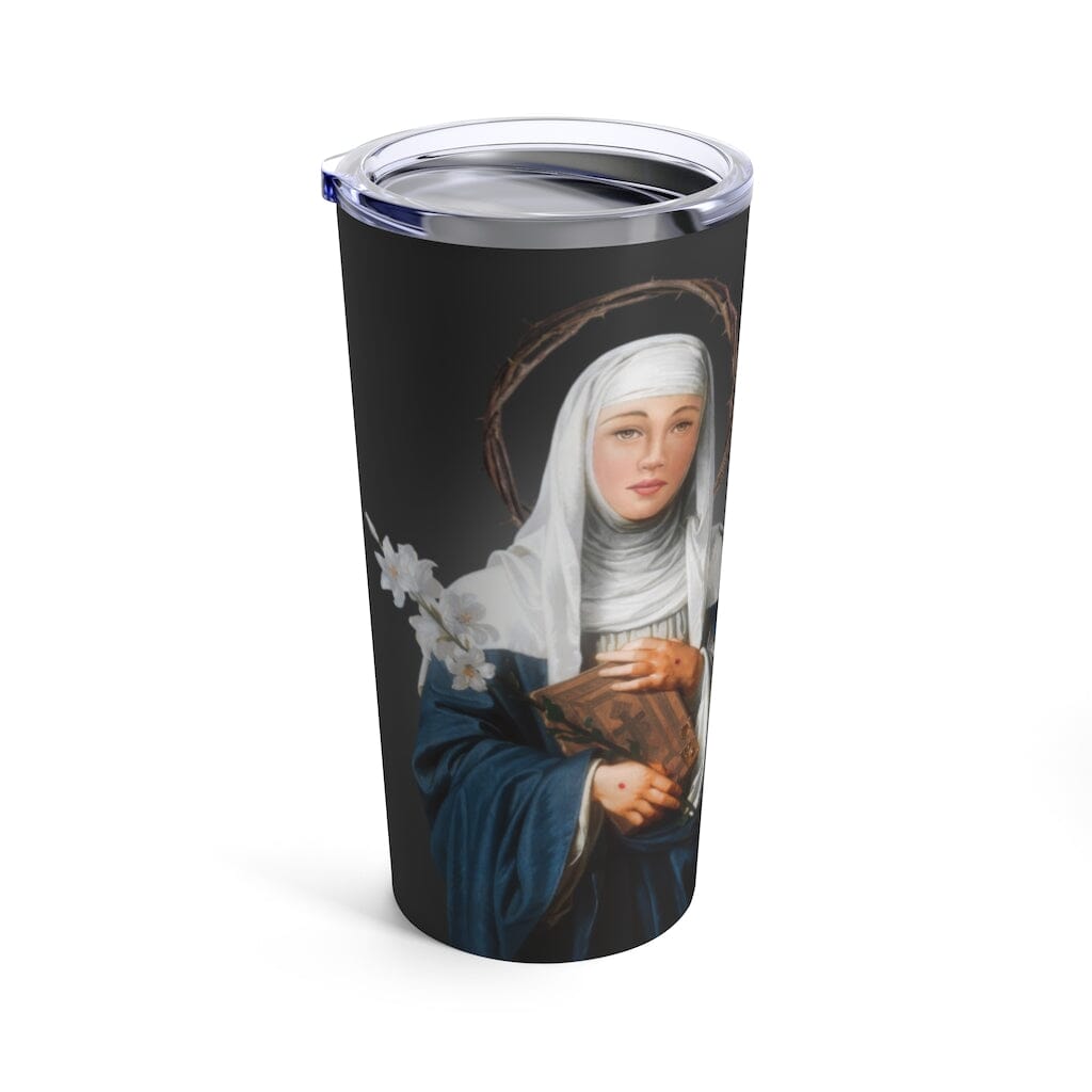 St. Catherine of Siena Lord's Prayer Tumbler 20 oz. (Ash) - VENXARA®