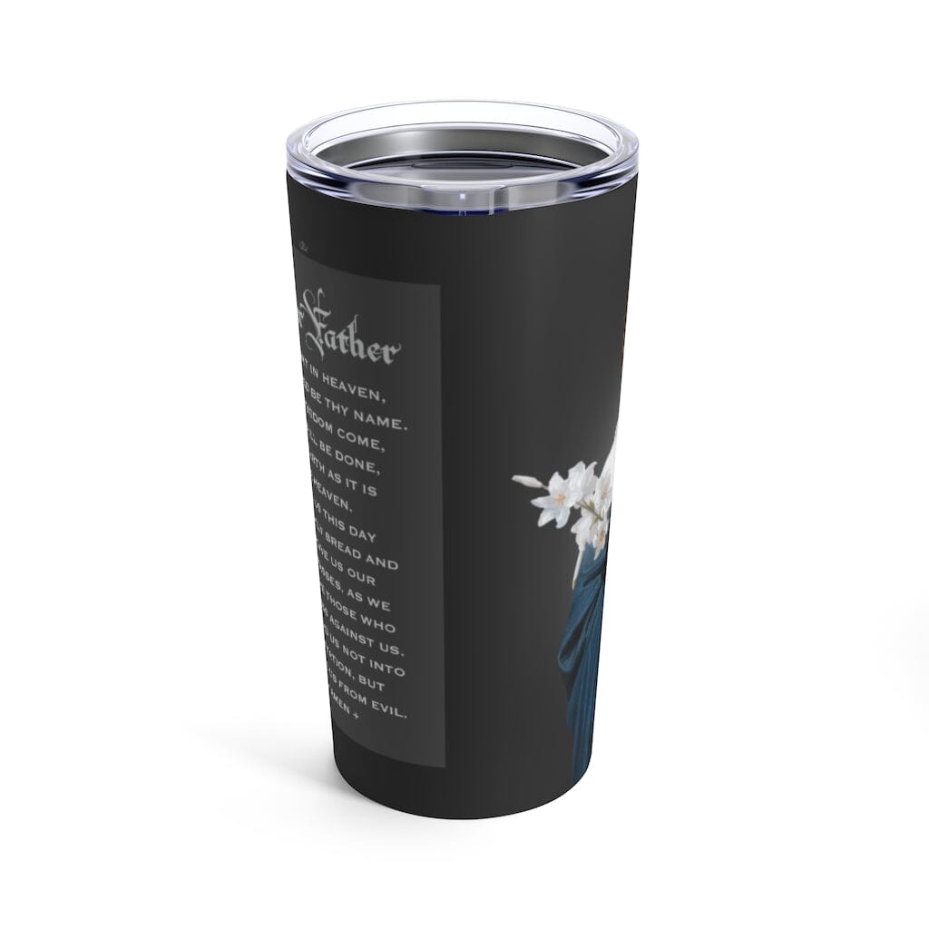 St. Catherine of Siena Lord's Prayer Tumbler 20 oz. (Ash) - VENXARA®