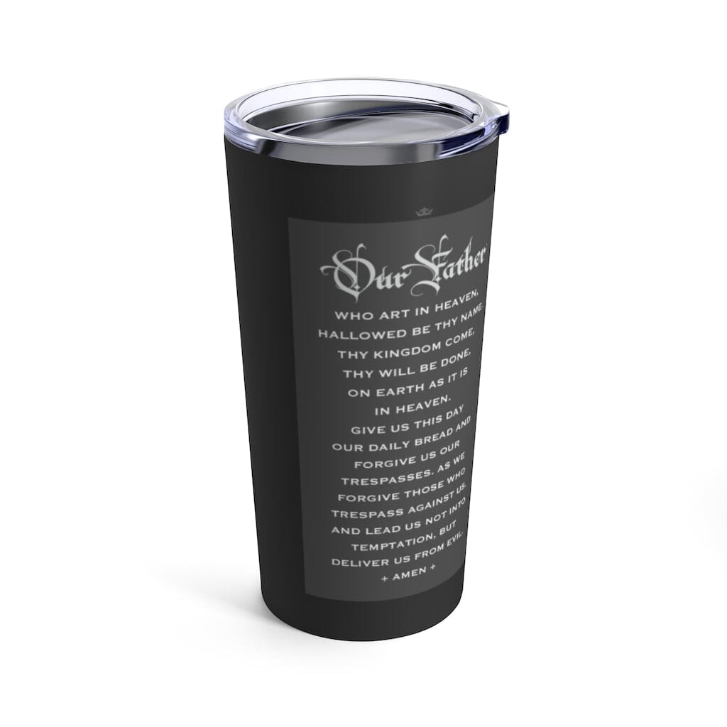 St. Catherine of Siena Lord's Prayer Tumbler 20 oz. (Ash) - VENXARA®