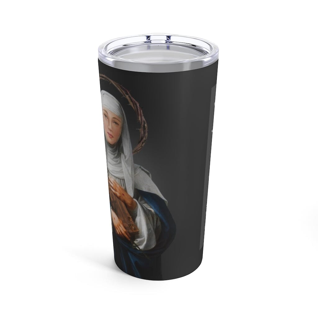 St. Catherine of Siena Lord's Prayer Tumbler 20 oz. (Ash) - VENXARA®