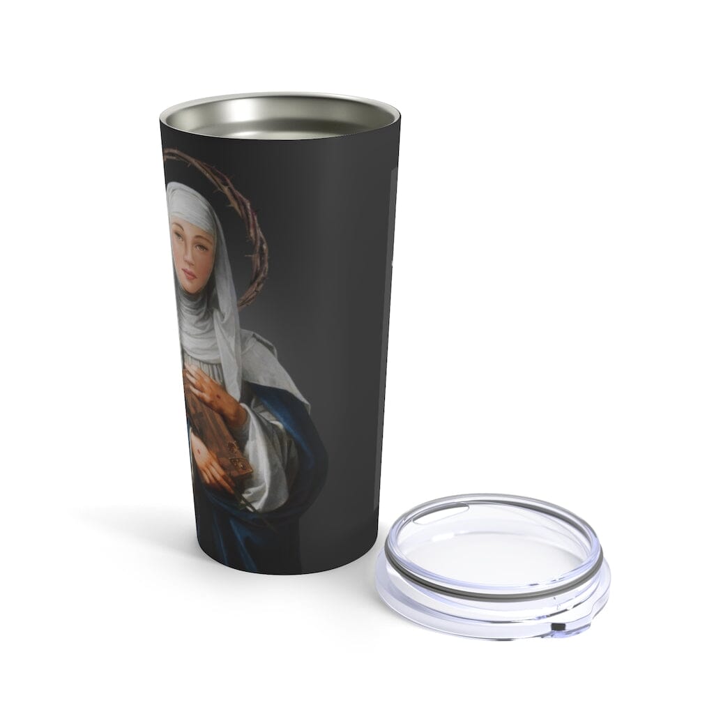 St. Catherine of Siena Lord's Prayer Tumbler 20 oz. (Ash) - VENXARA®