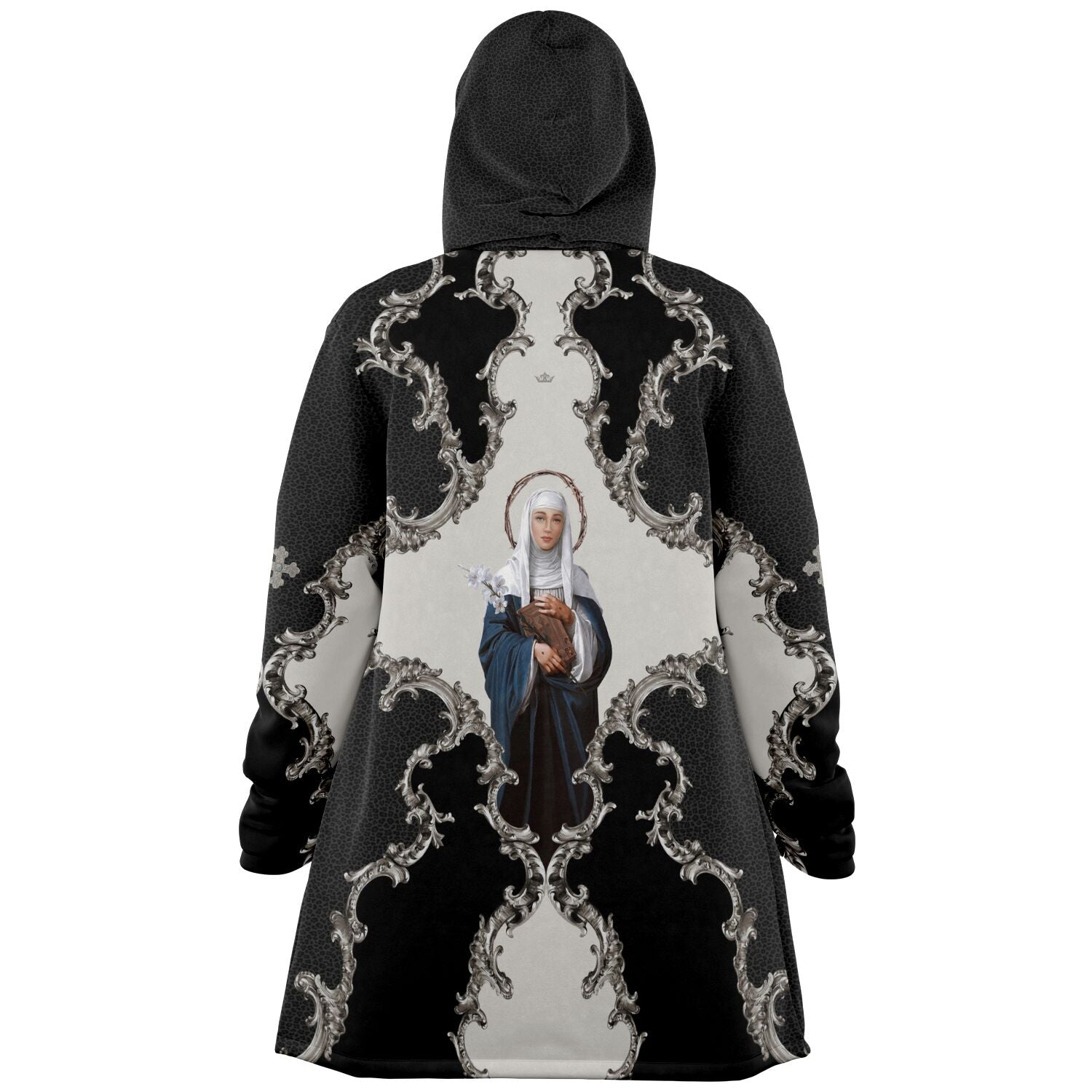 St. Catherine of Siena Microfleece Cloak (Baroque Leopard) - VENXARA®