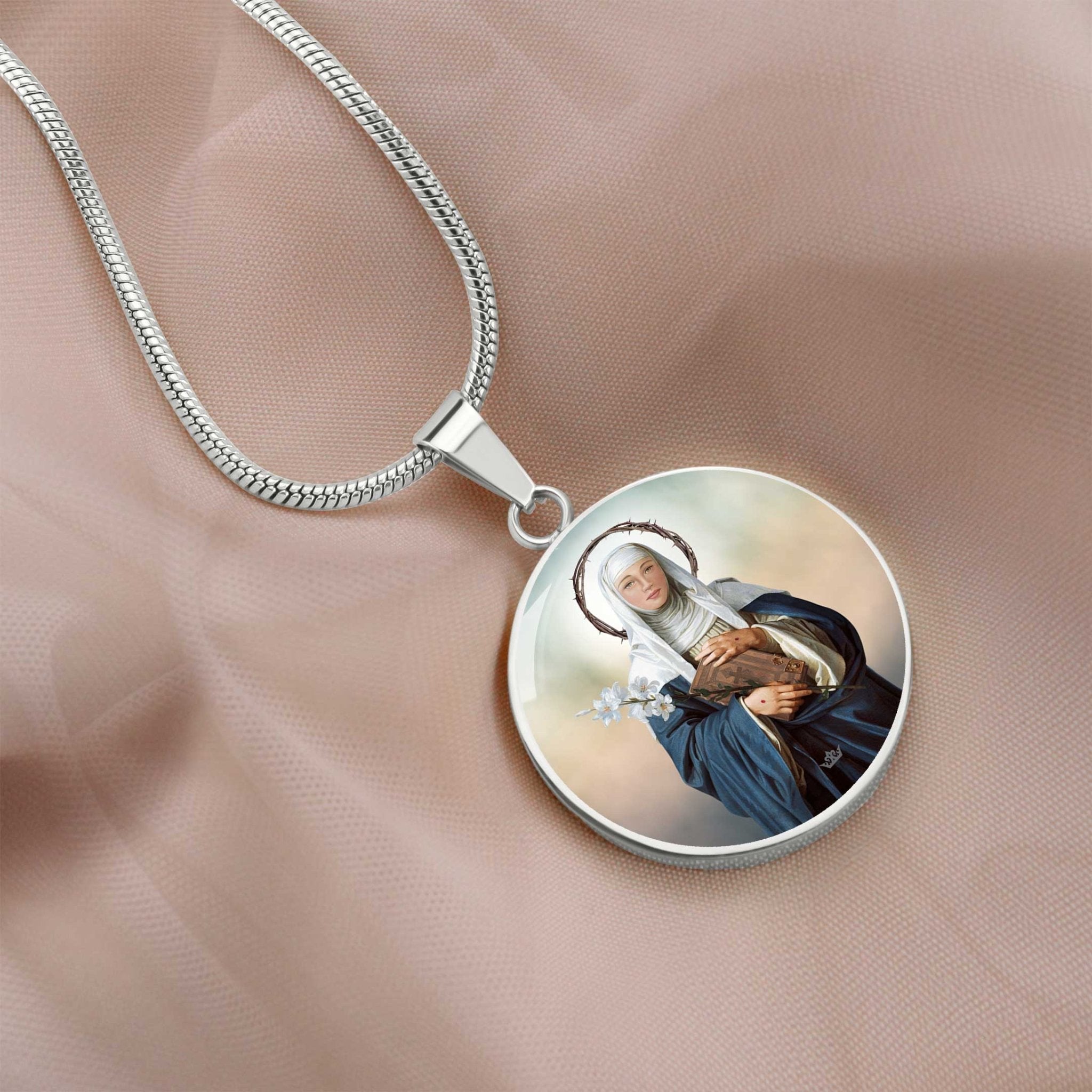 St. Catherine of Siena Pendant Necklace - VENXARA®
