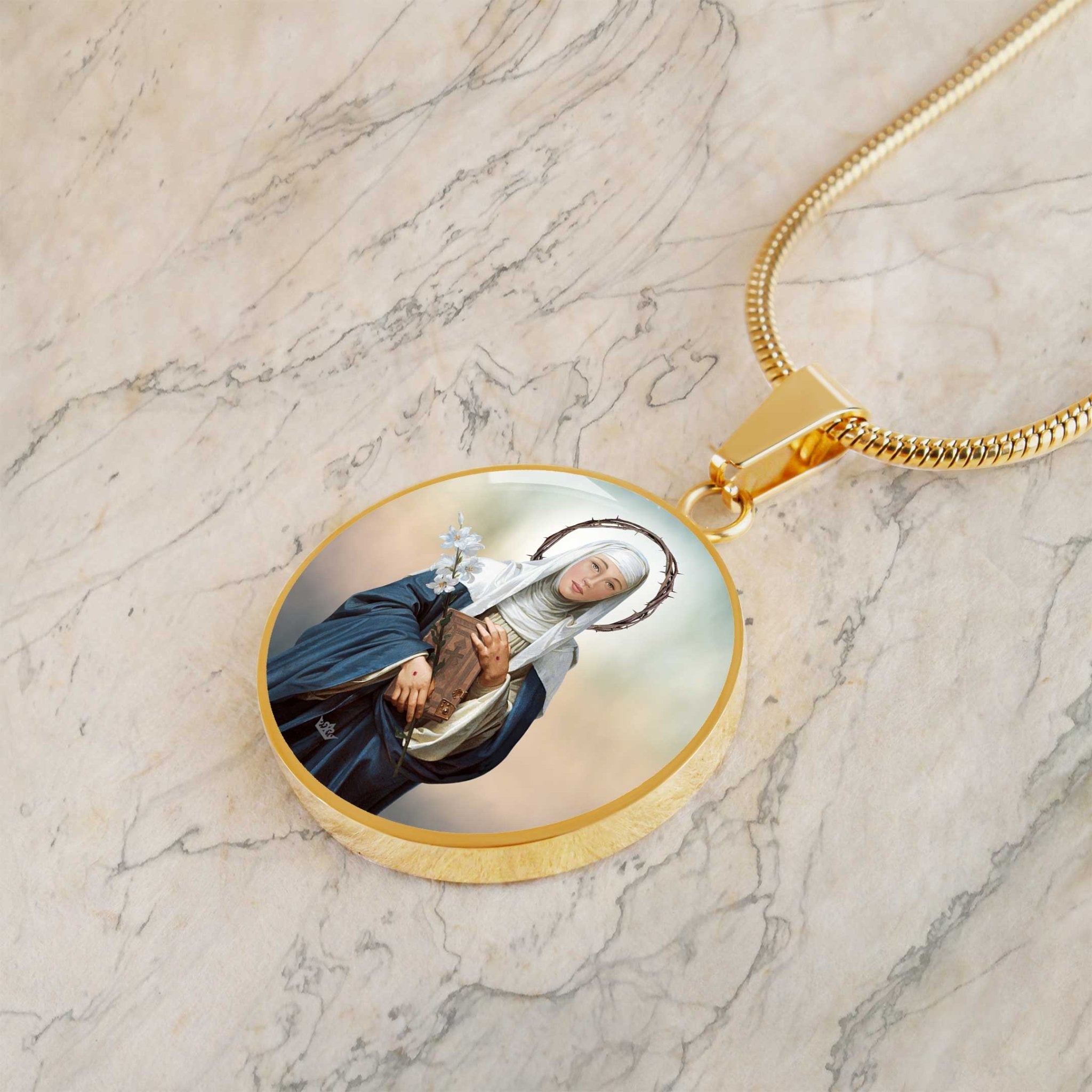 St. Catherine of Siena Pendant Necklace - VENXARA®