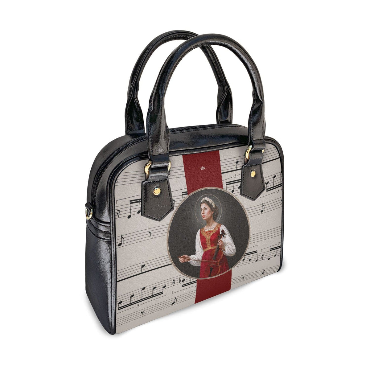 St. Cecilia Handbag (Music Notes Sand) Copyright VENXARA