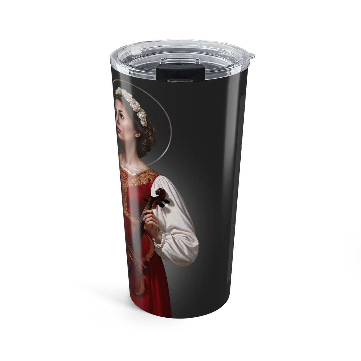 St. Cecilia Lord's Prayer Tumbler (Ash 20 oz) Copyright VENXARA