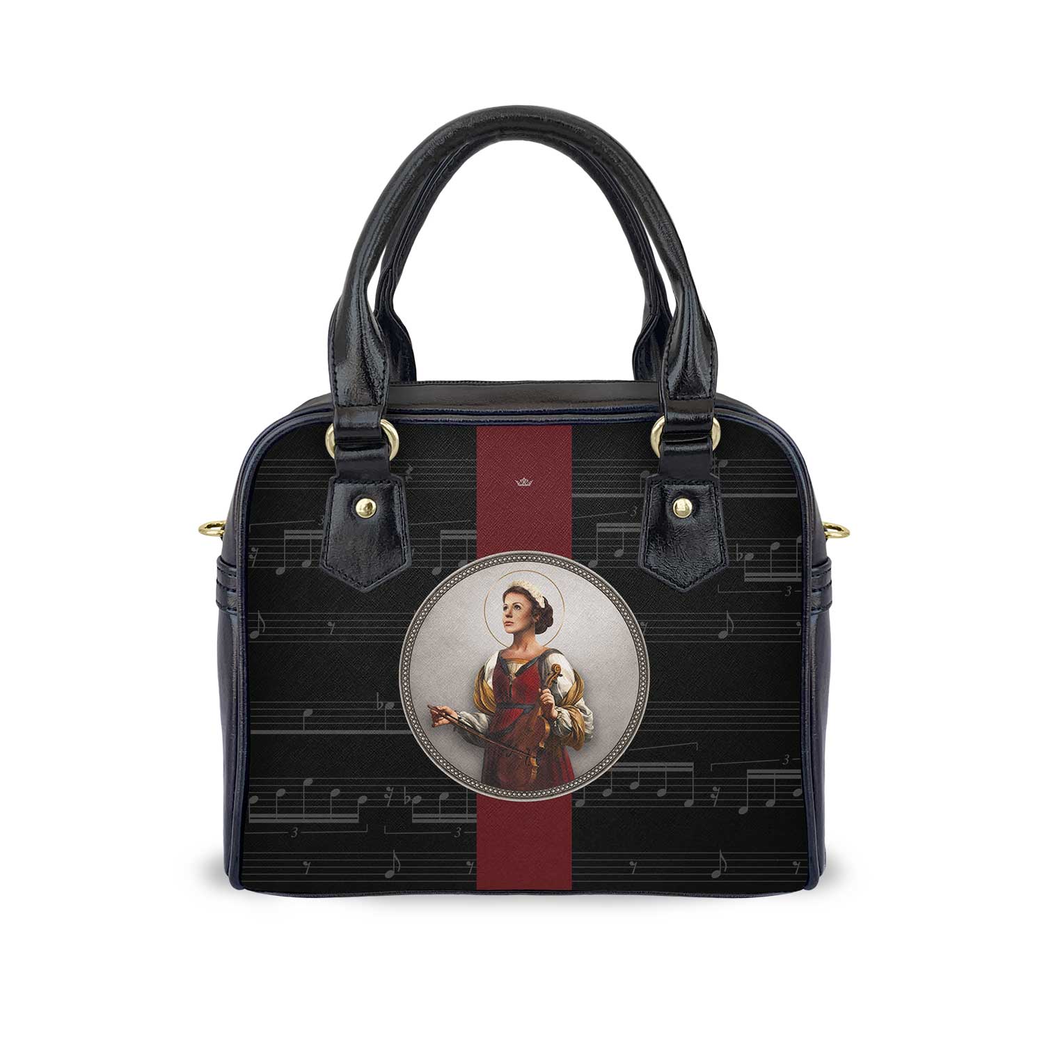 St. Cecilia Medallion Handbag (Music Notes) - VENXARA®