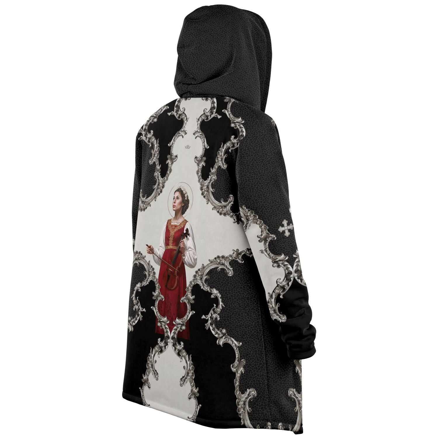 St. Cecilia Microfleece Cloak (Baroque Leopard) - VENXARA®