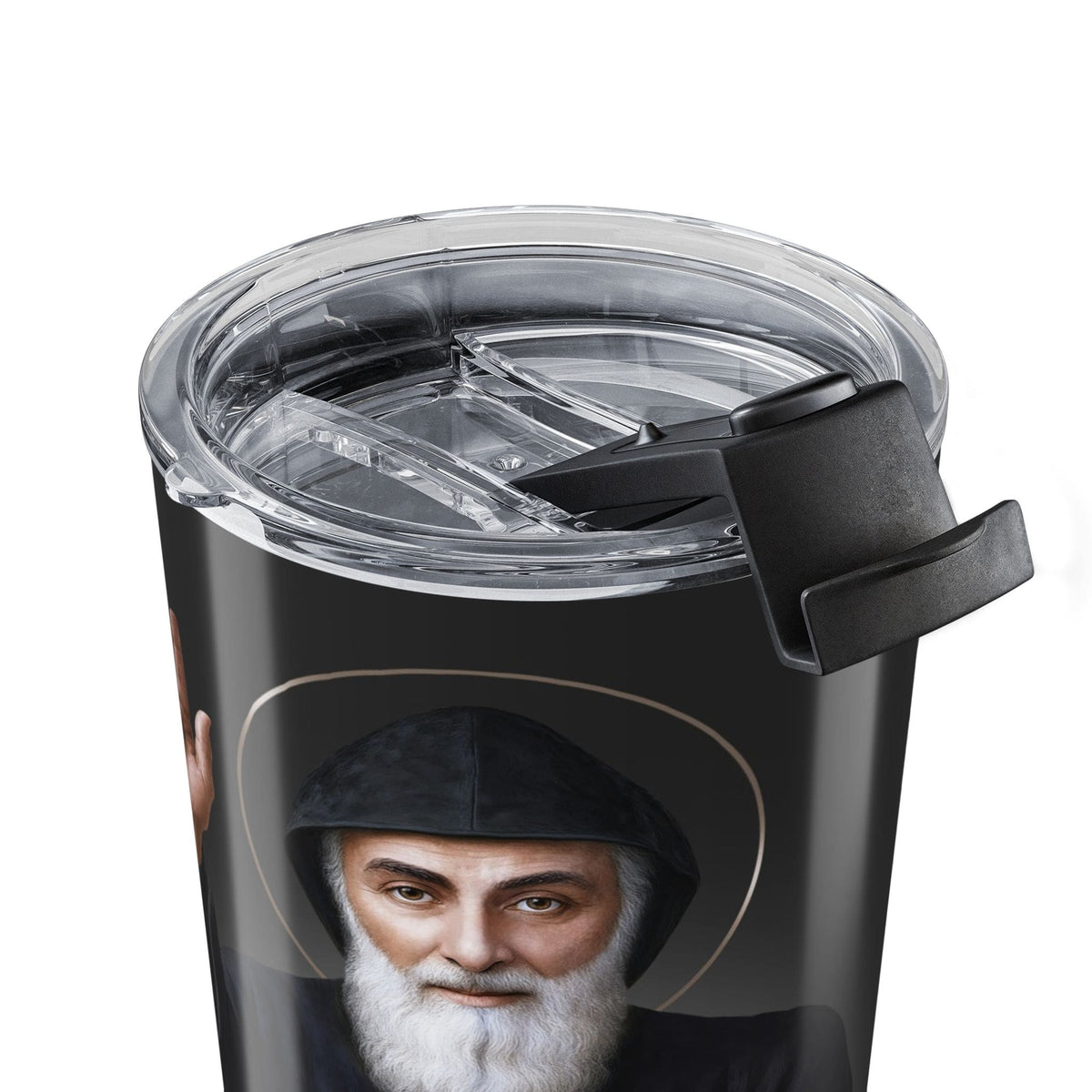 St. Charbel Lord's Prayer Tumbler (Ash 20 oz) Copyright VENXARA