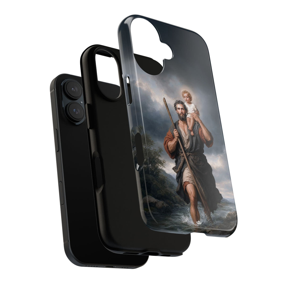 St. Christopher Hard Phone Case (River) Copyright VENXARA