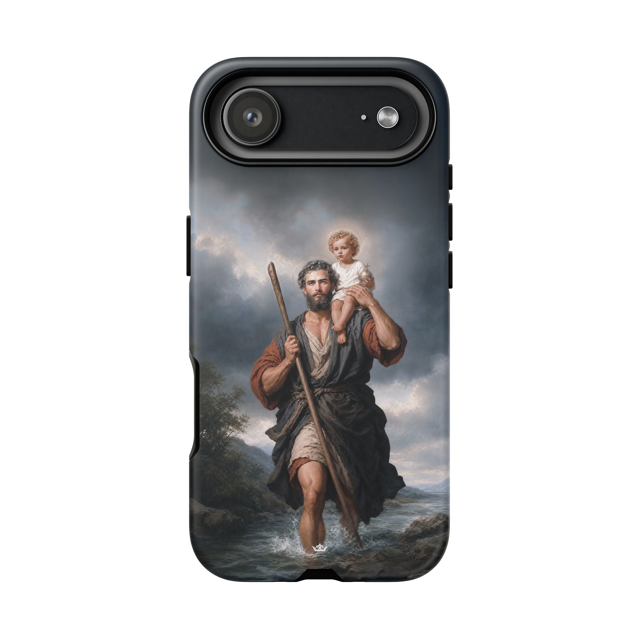 St. Christopher Hard Phone Case (River) Copyright VENXARA
