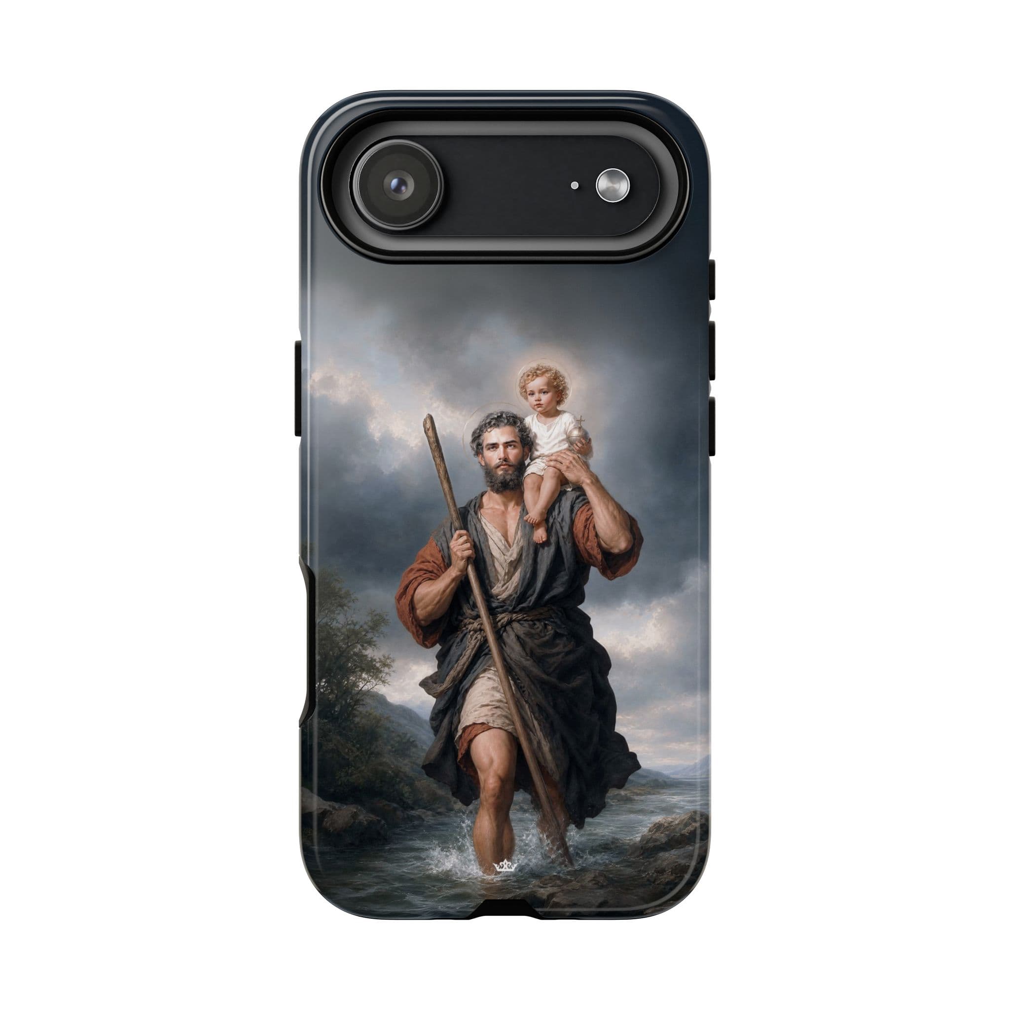 St. Christopher Hard Phone Case (River) Copyright VENXARA