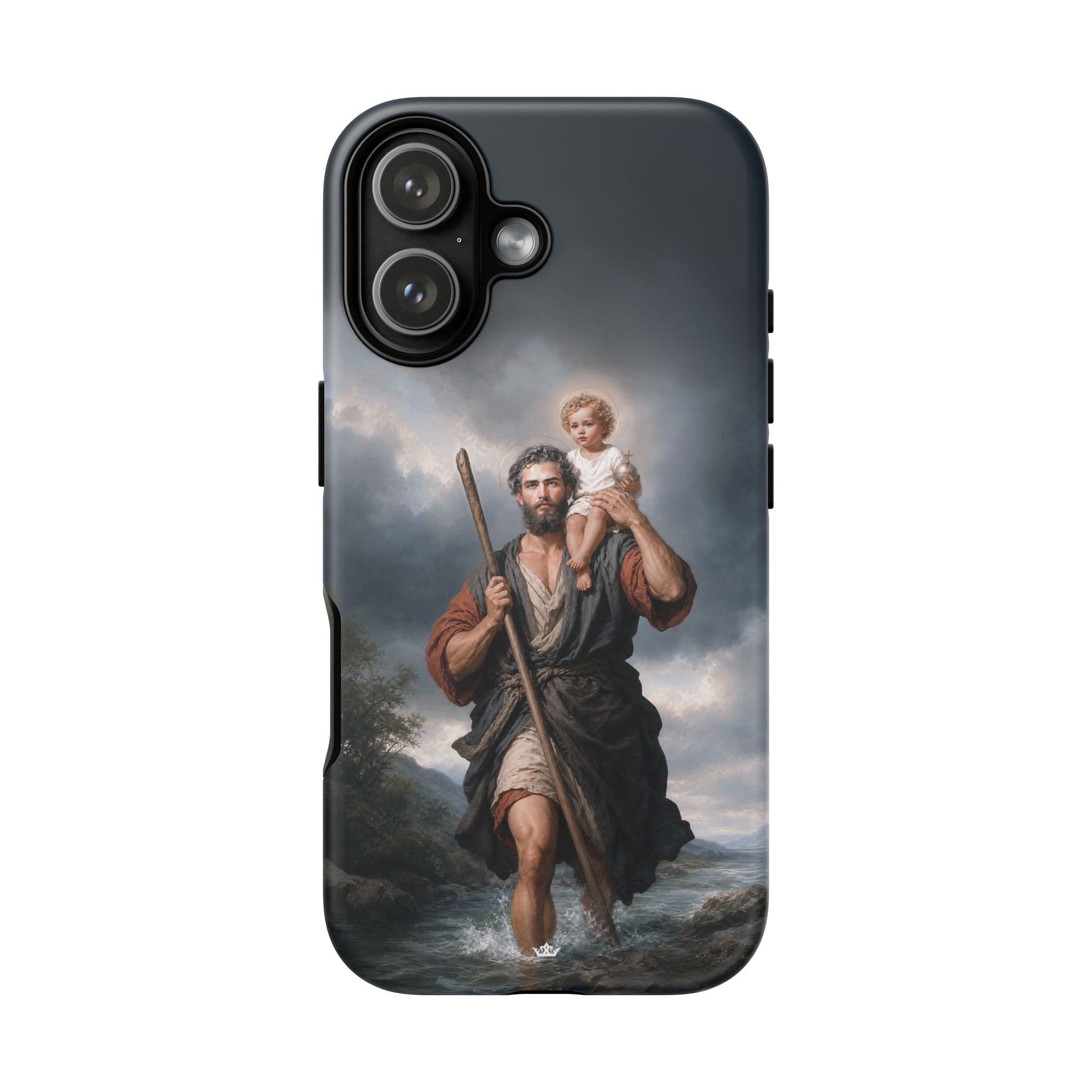 St. Christopher Hard Phone Case (River) Copyright VENXARA