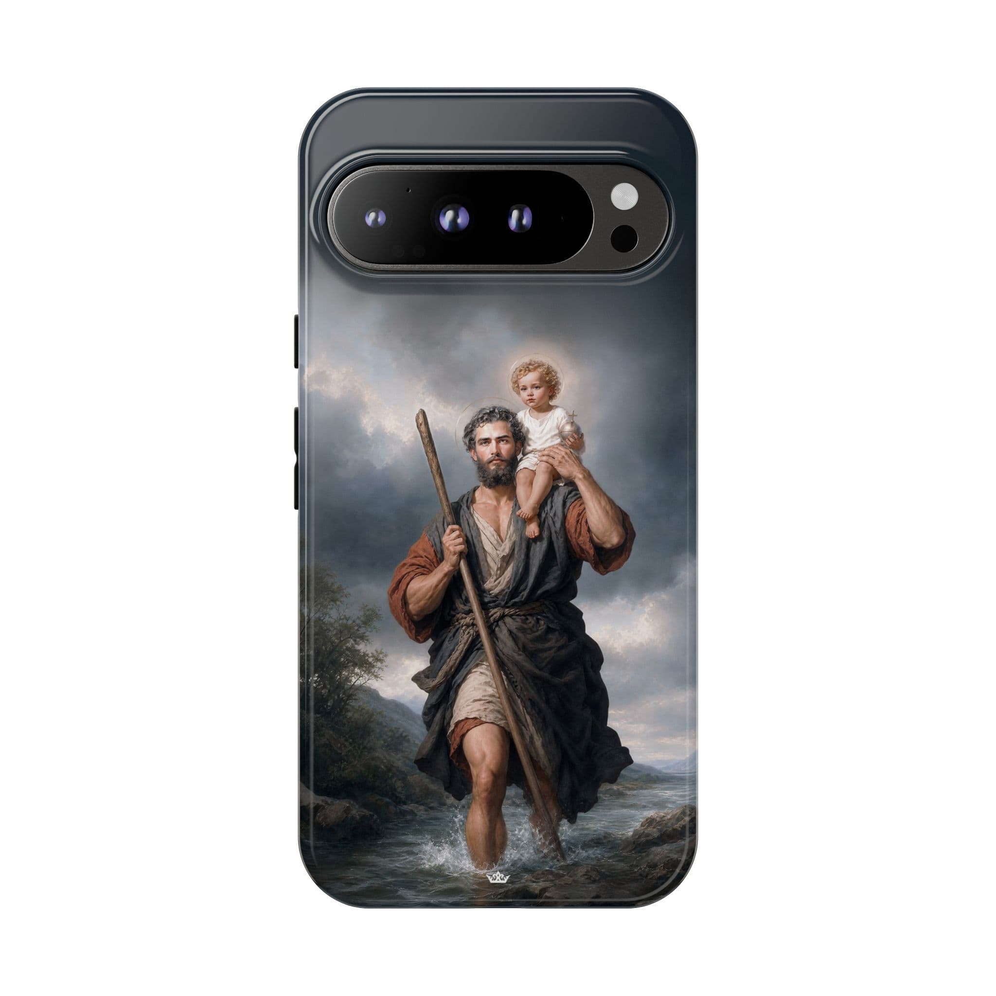 St. Christopher Hard Phone Case (River) Copyright VENXARA