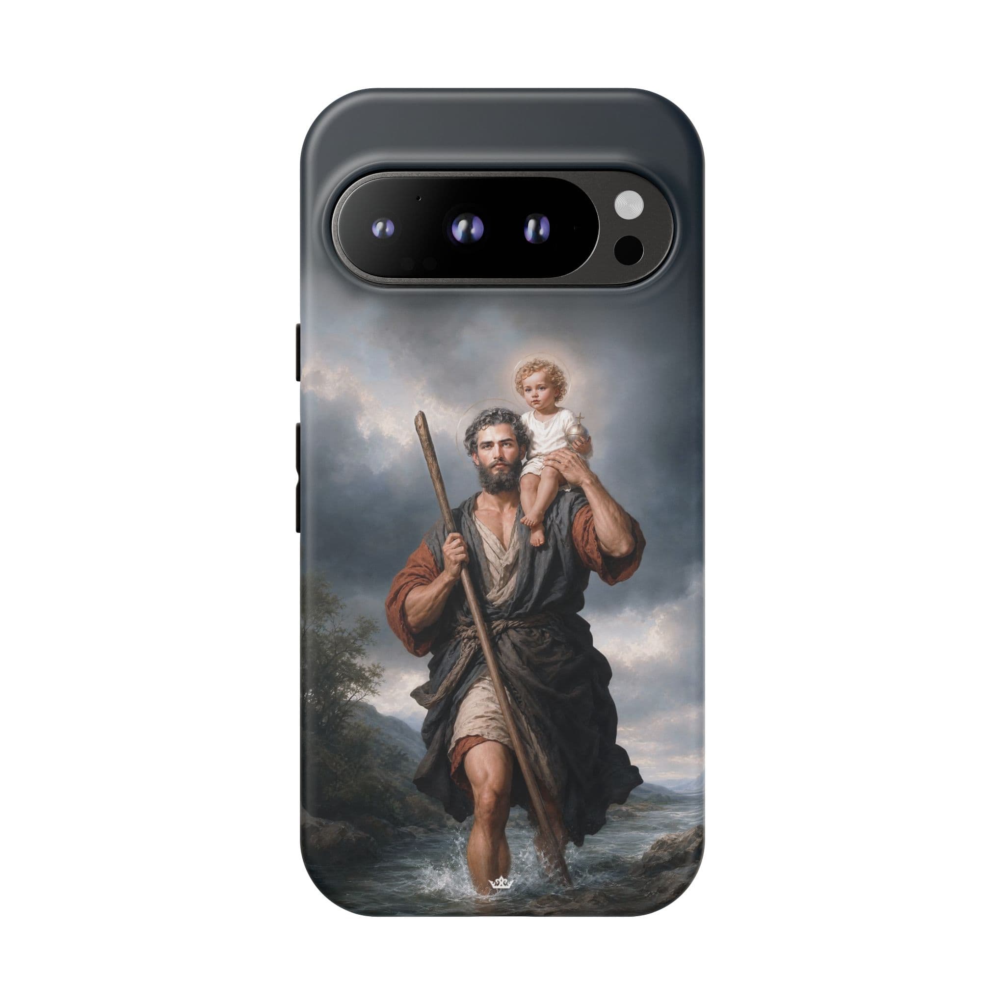St. Christopher Hard Phone Case (River) Copyright VENXARA