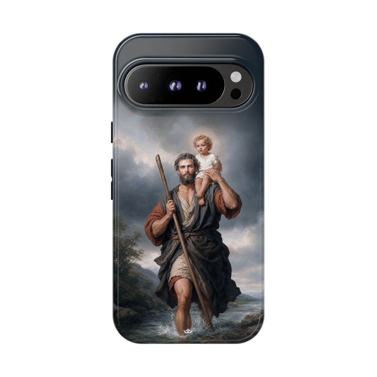 St. Christopher Hard Phone Case (River) Copyright VENXARA