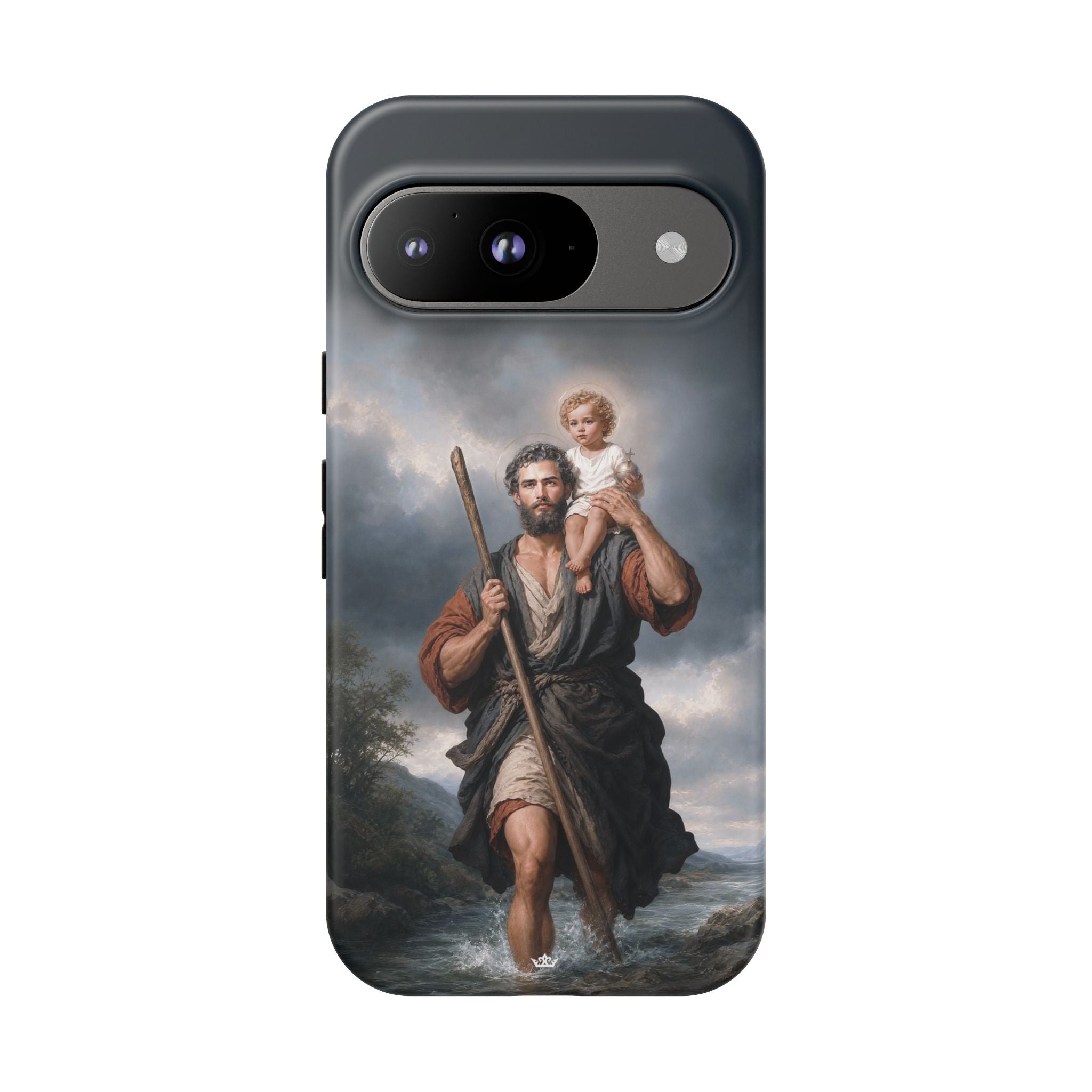 St. Christopher Hard Phone Case (River) Copyright VENXARA