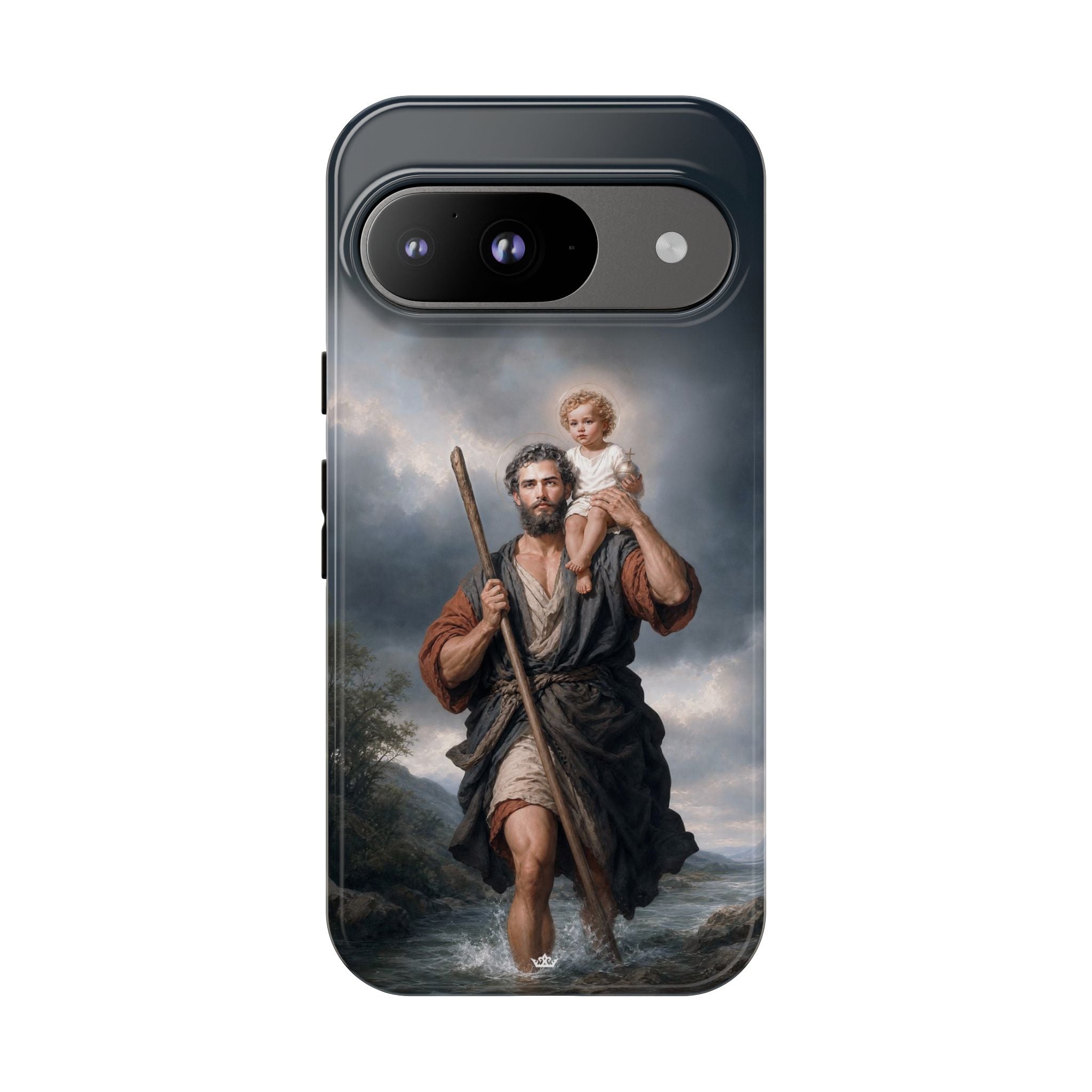 St. Christopher Hard Phone Case (River) Copyright VENXARA