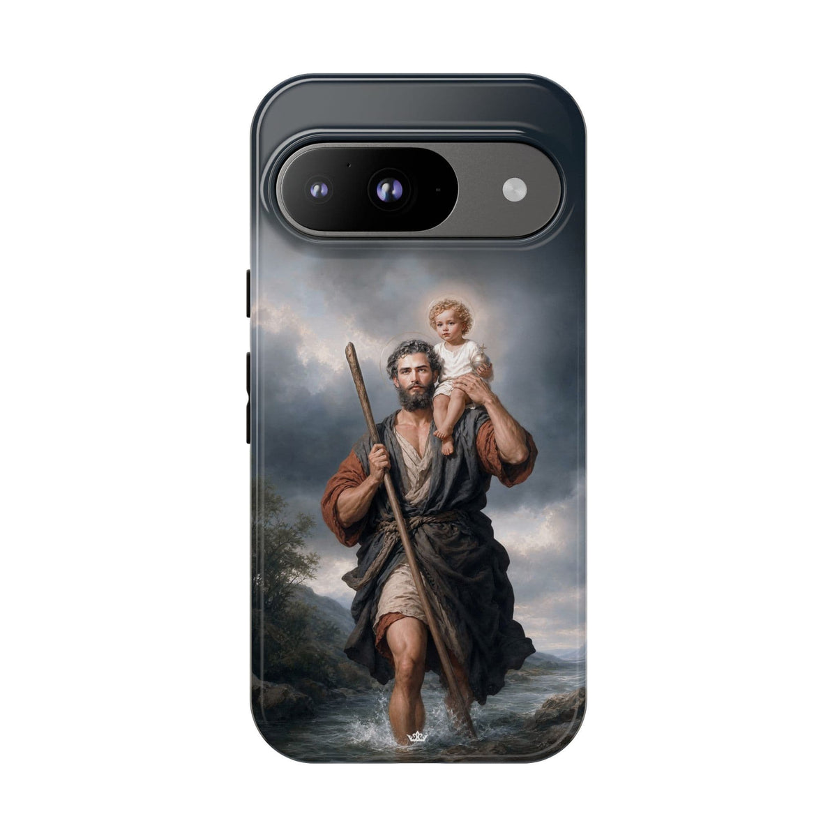 St. Christopher Hard Phone Case (River) Copyright VENXARA