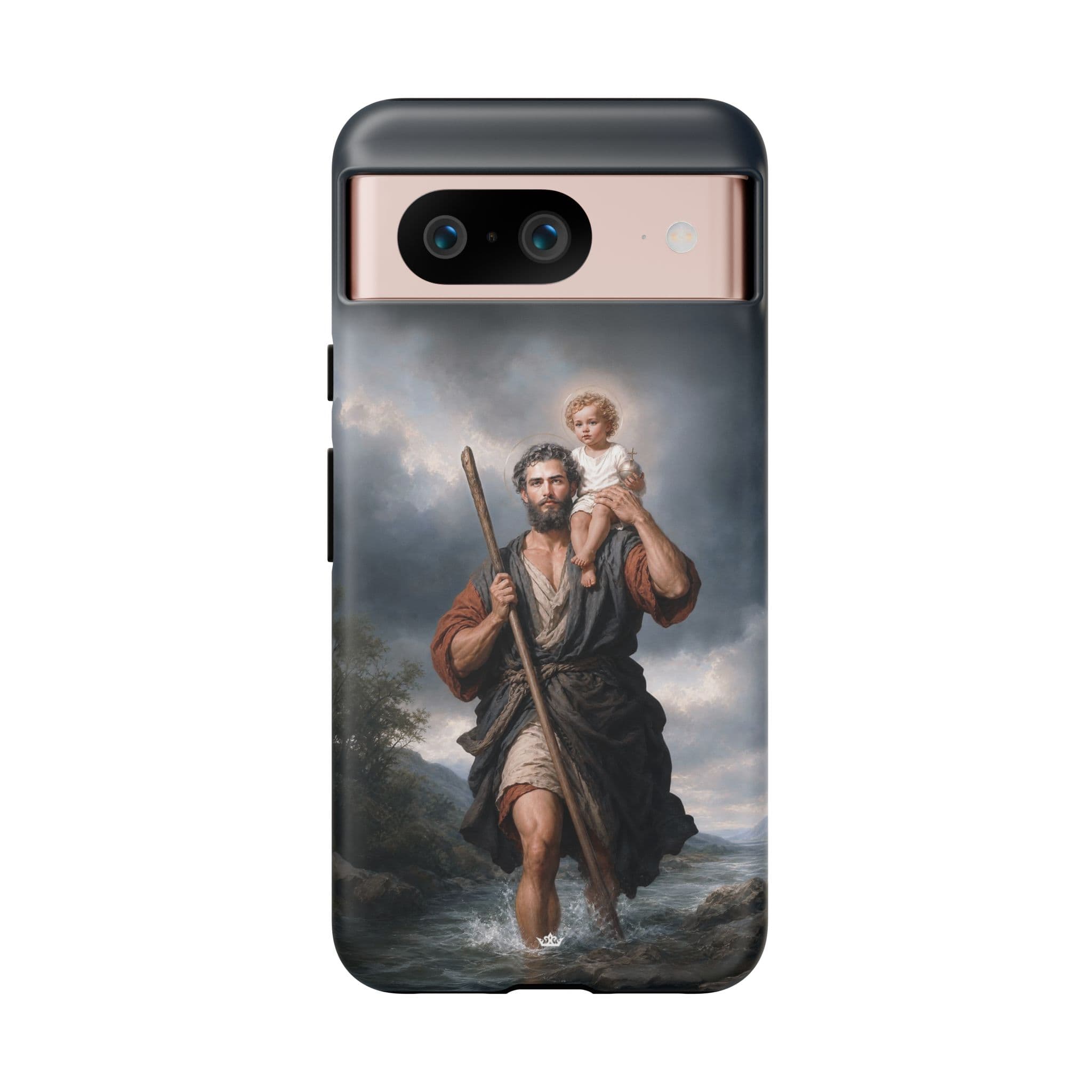 St. Christopher Hard Phone Case (River) Copyright VENXARA