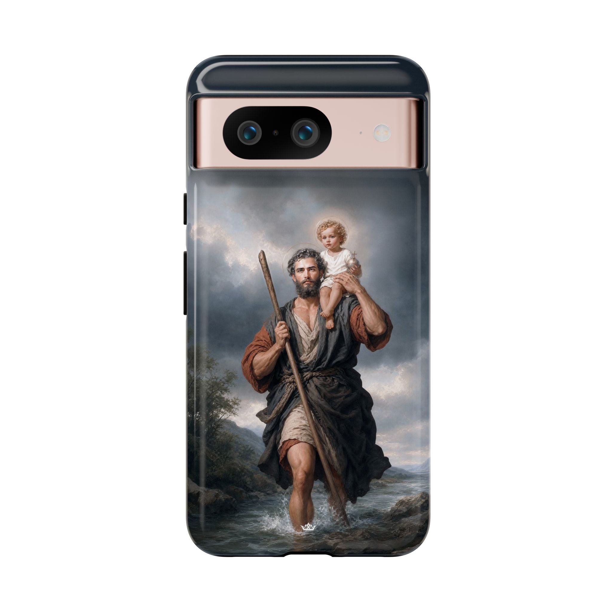 St. Christopher Hard Phone Case (River) Copyright VENXARA