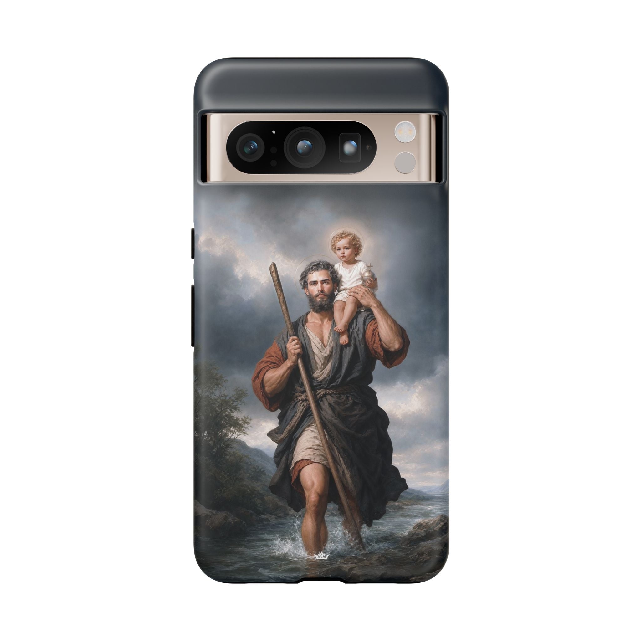St. Christopher Hard Phone Case (River) Copyright VENXARA
