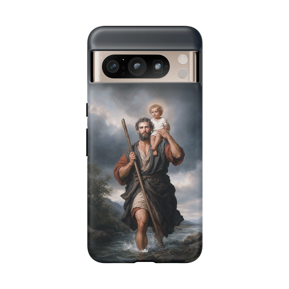 St. Christopher Hard Phone Case (River) Copyright VENXARA