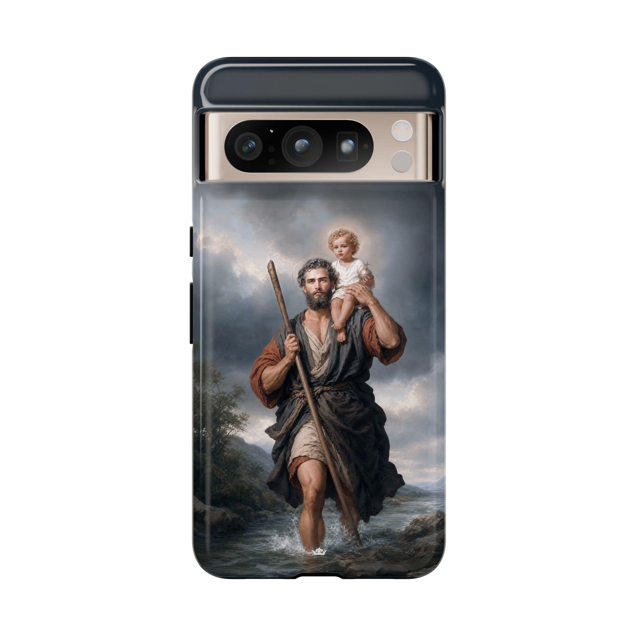 St. Christopher Hard Phone Case (River) Copyright VENXARA