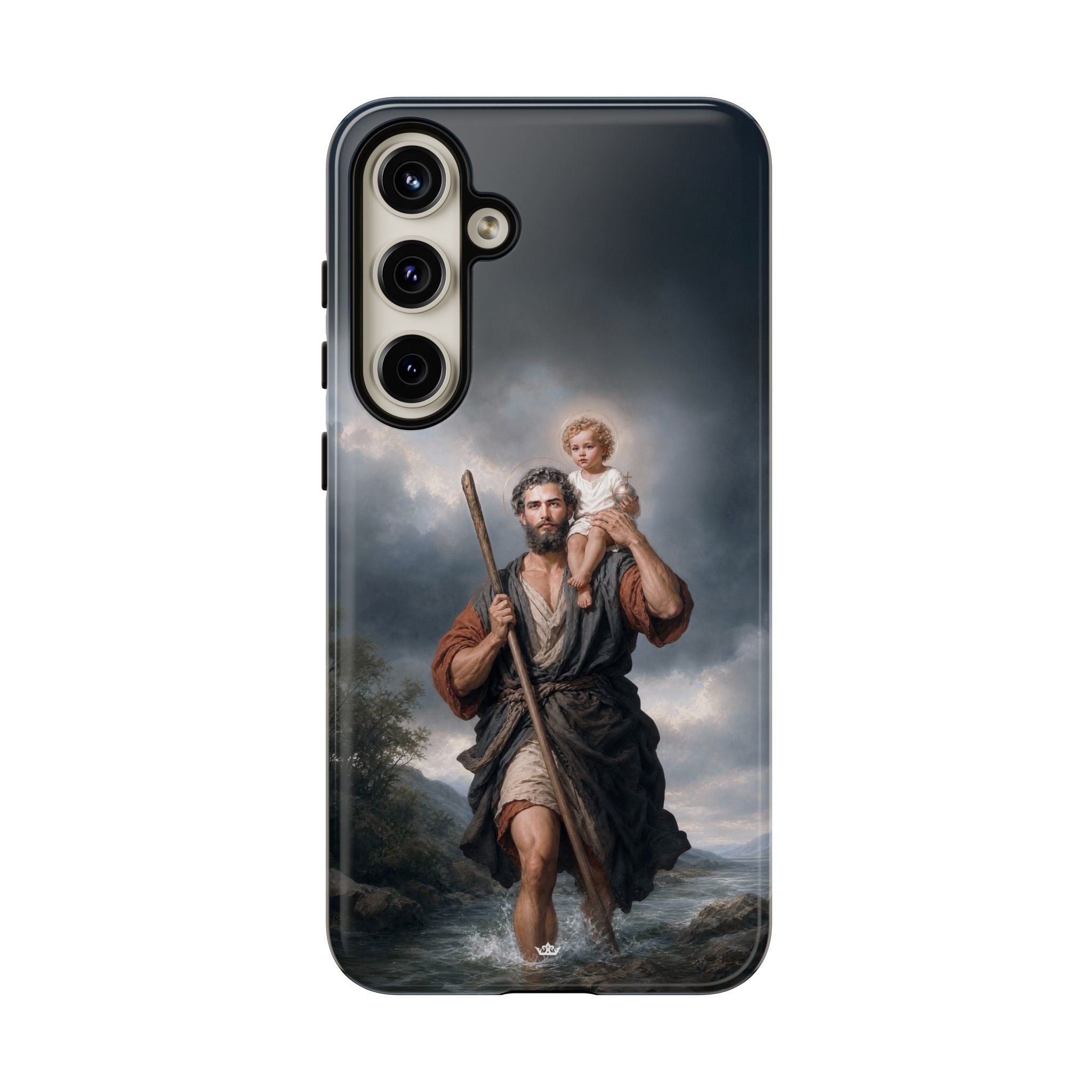 St. Christopher Hard Phone Case (River) Copyright VENXARA