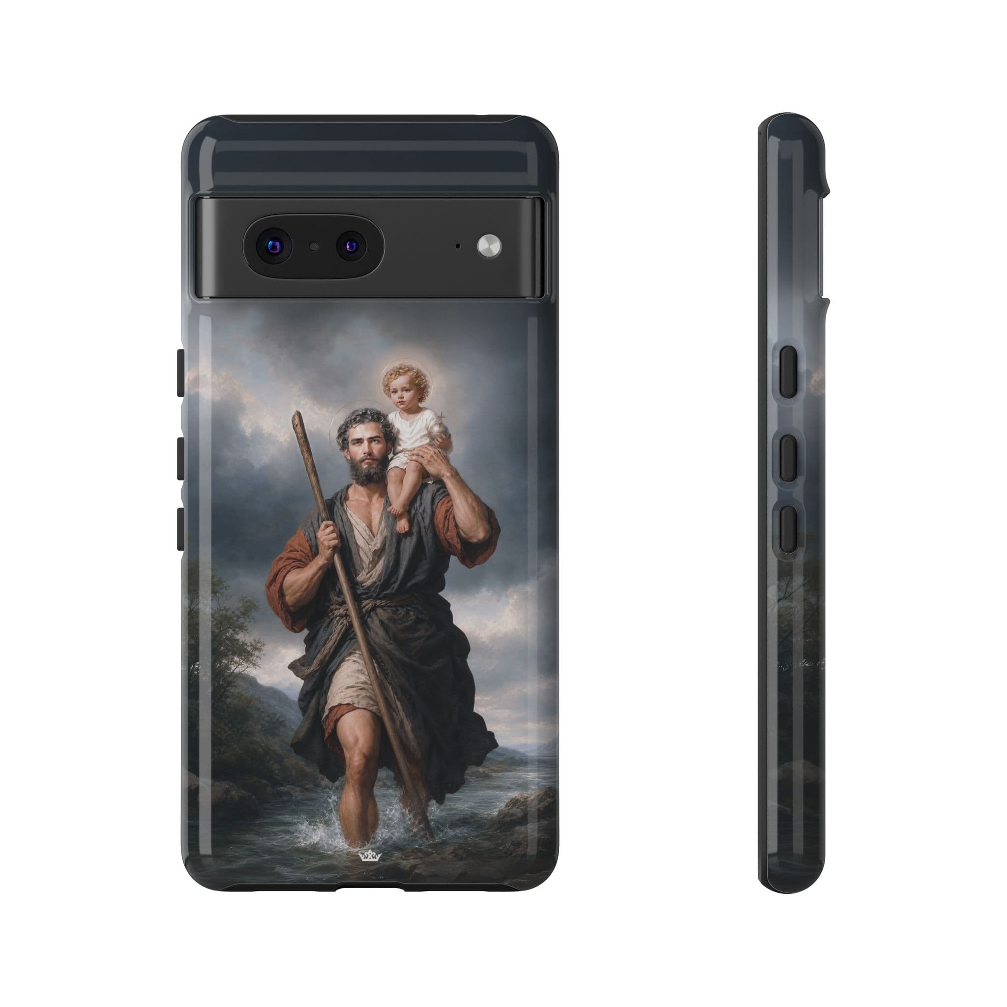 St. Christopher Hard Phone Case (River) Copyright VENXARA