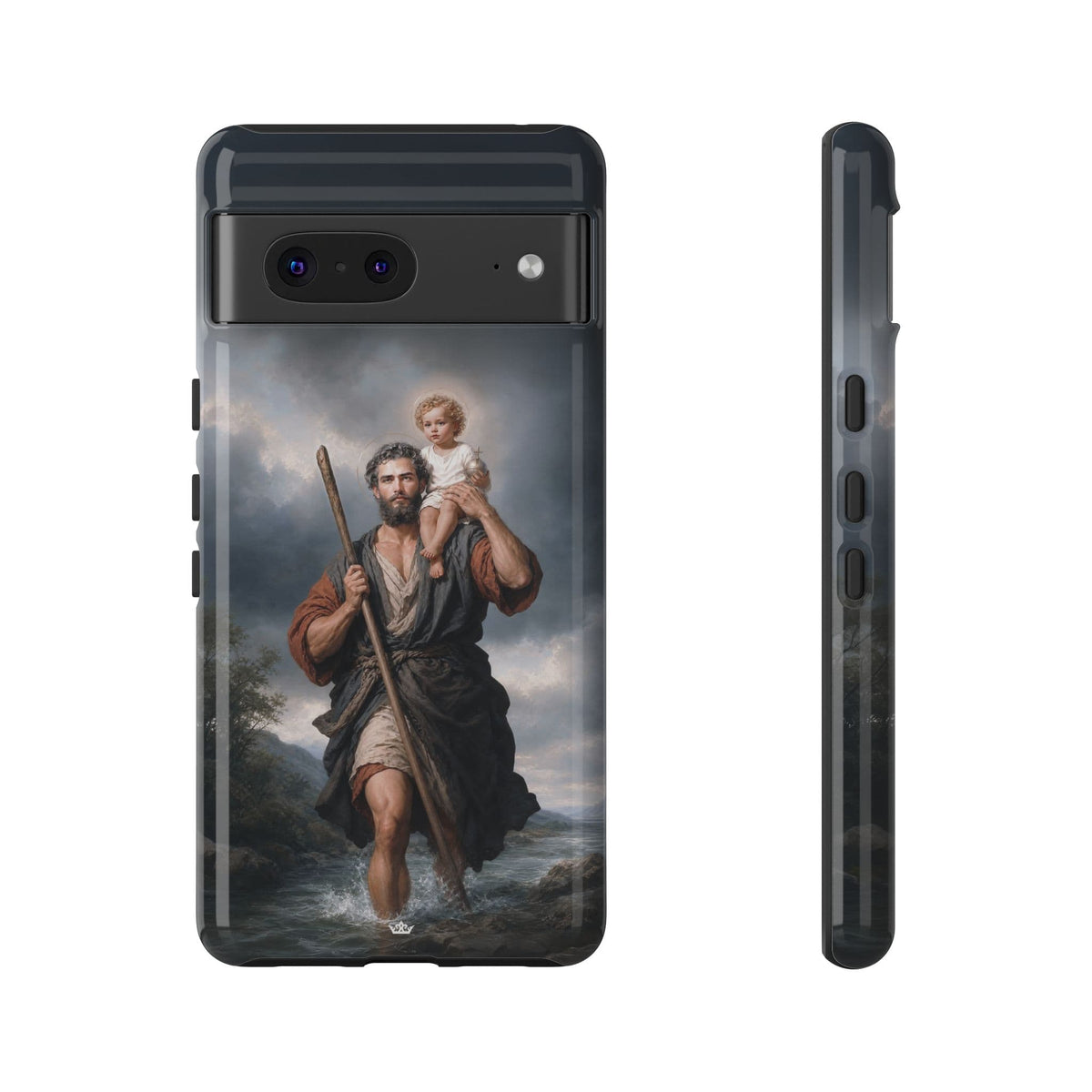 St. Christopher Hard Phone Case (River) Copyright VENXARA