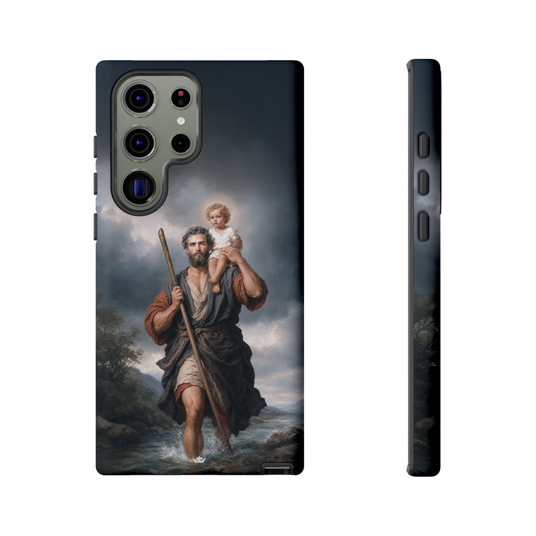 St. Christopher Hard Phone Case (River) Copyright VENXARA