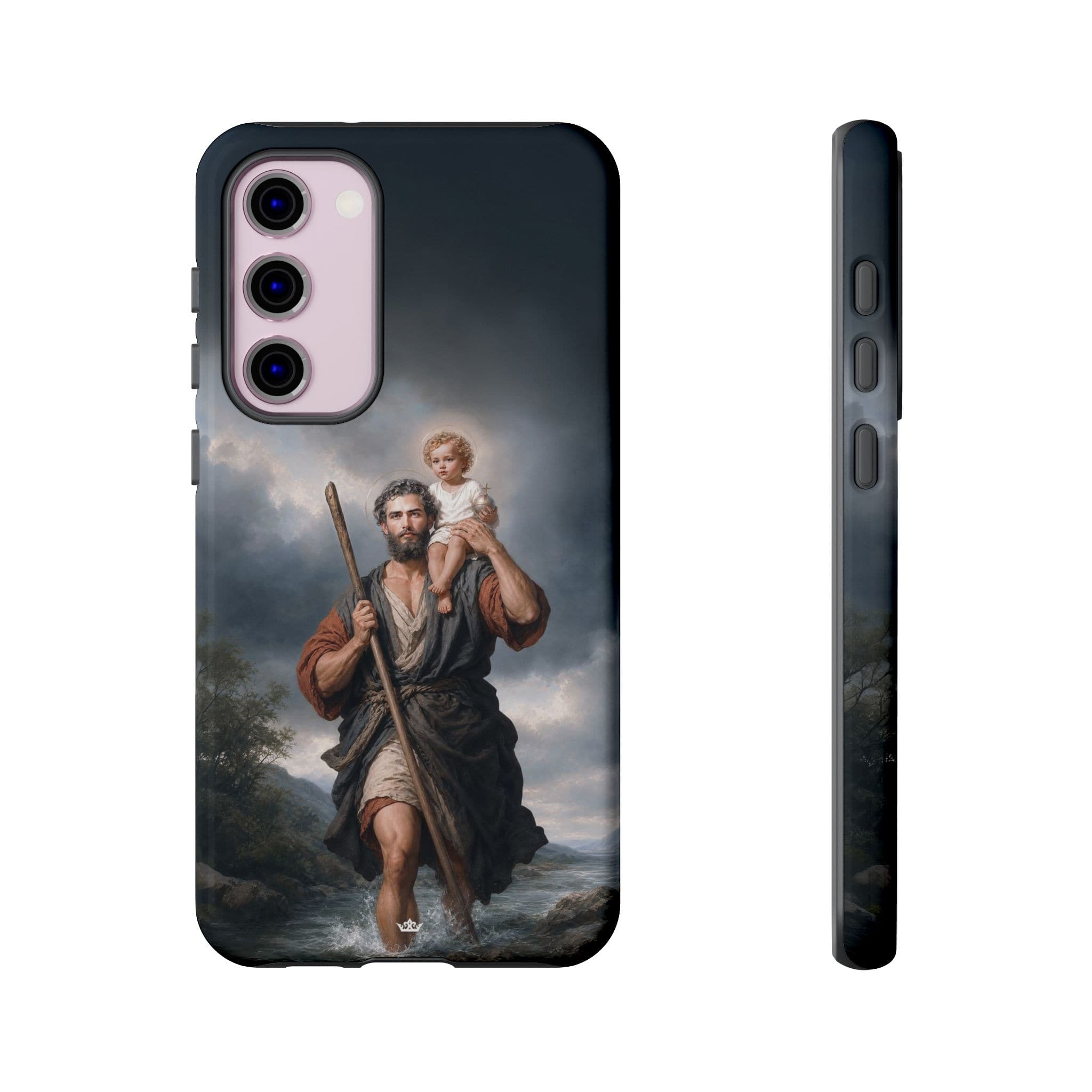 St. Christopher Hard Phone Case (River) Copyright VENXARA