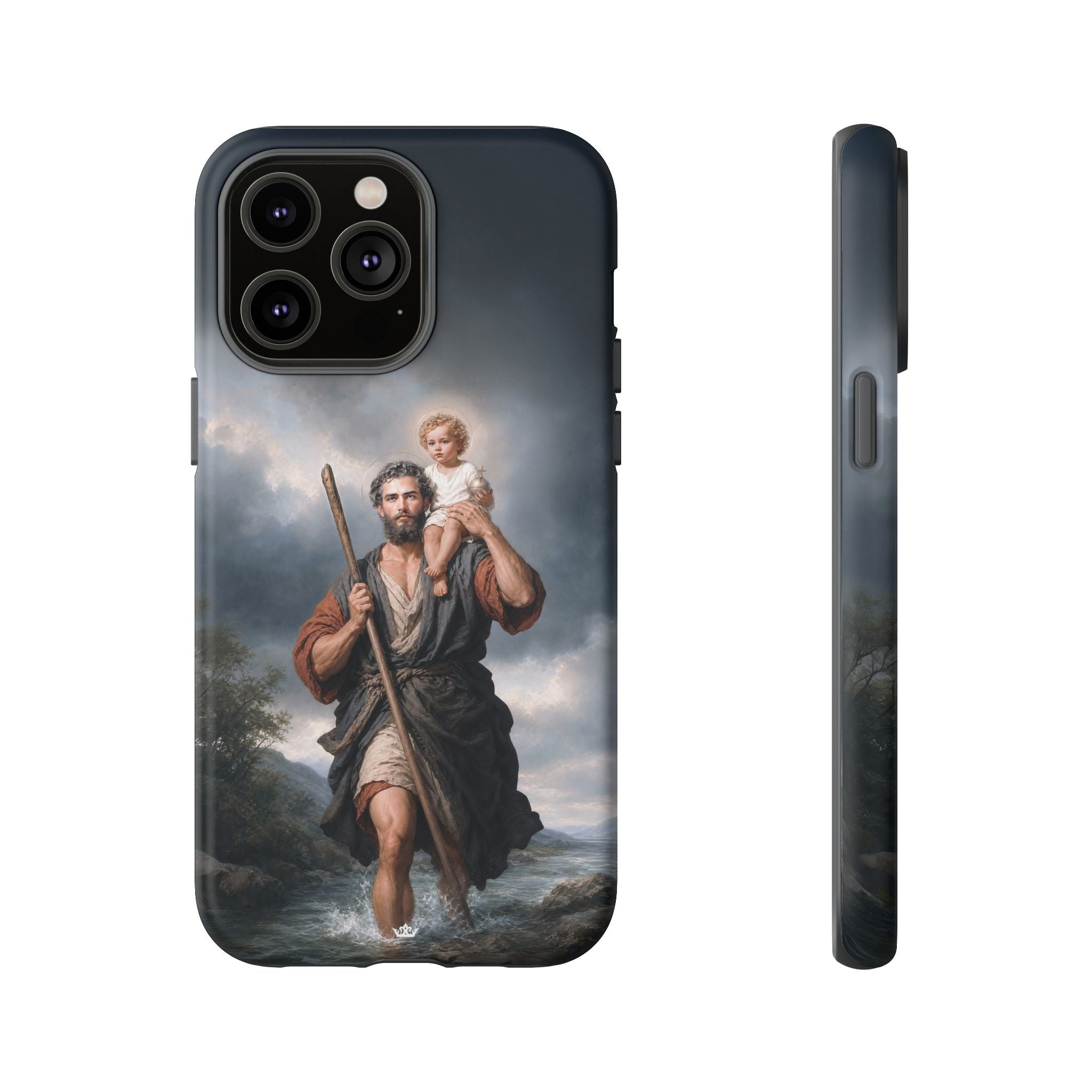 St. Christopher Hard Phone Case (River) Copyright VENXARA