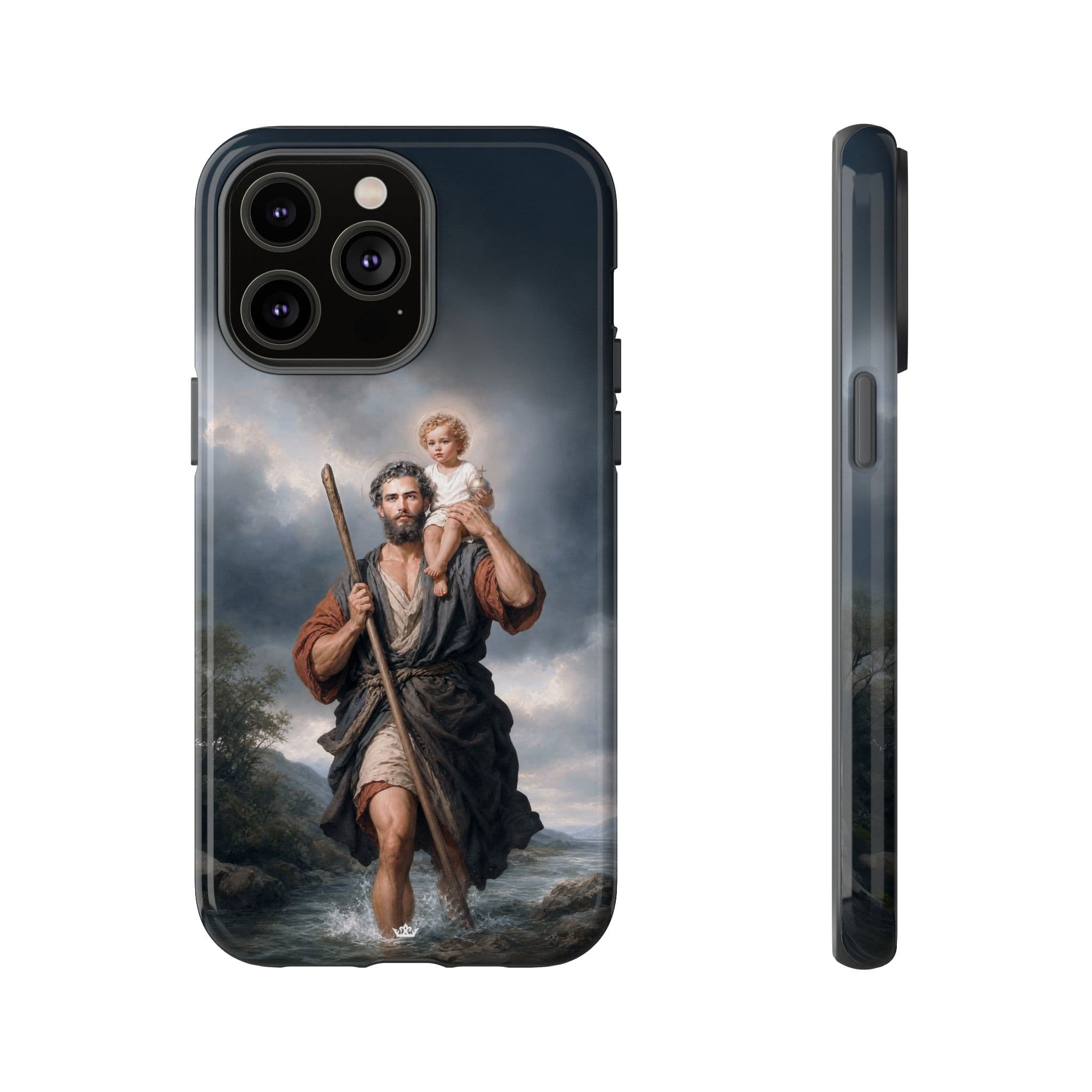 St. Christopher Hard Phone Case (River) Copyright VENXARA