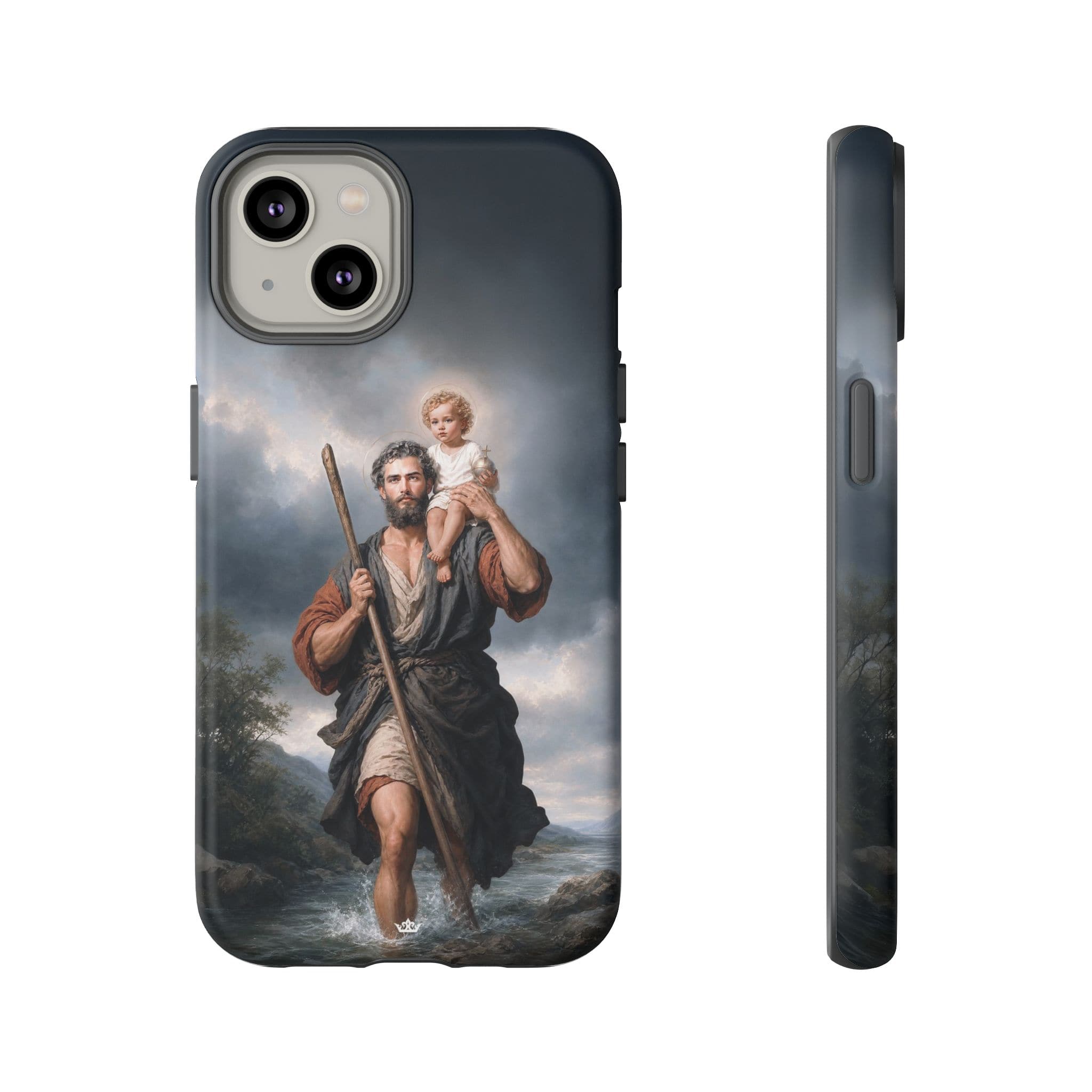 St. Christopher Hard Phone Case (River) Copyright VENXARA